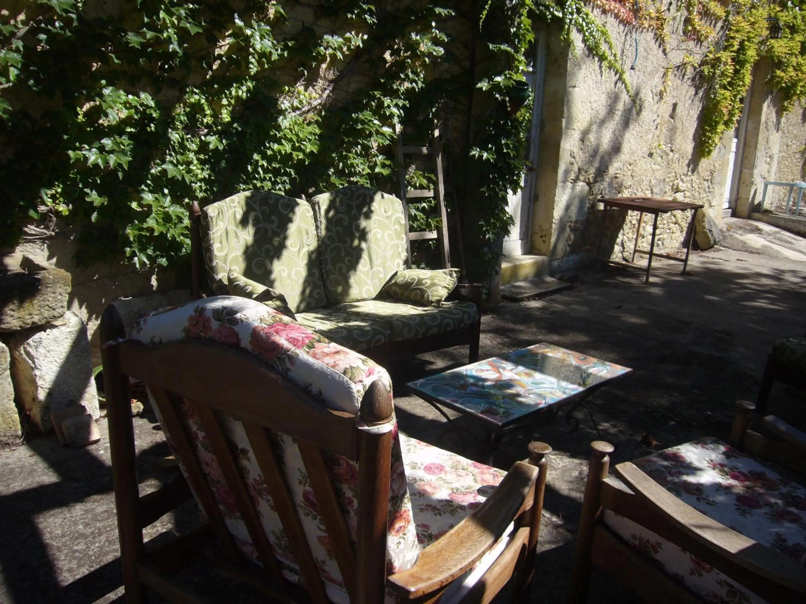 Patio in Villa Marambat