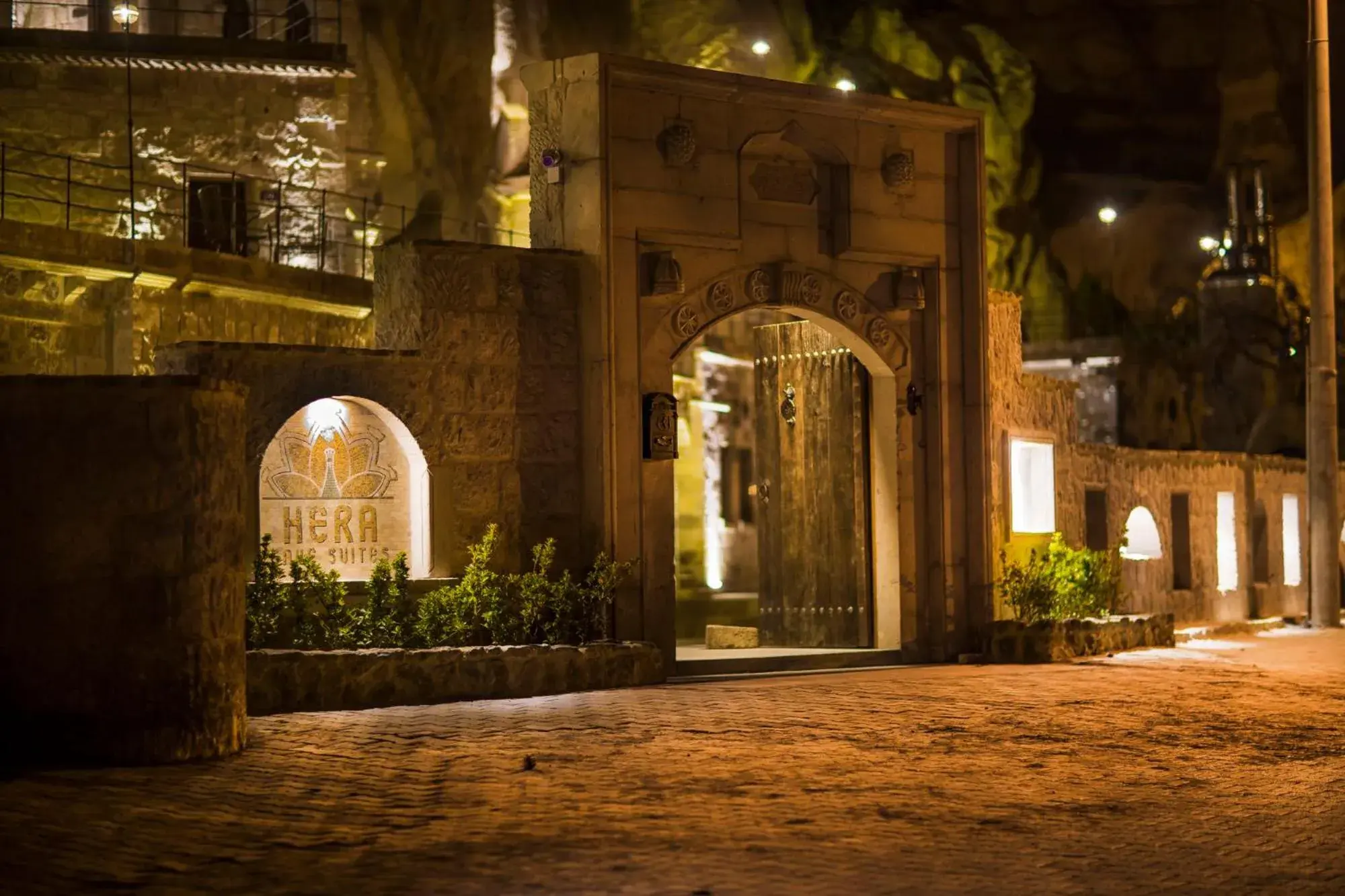 Facade/entrance in Hera Cave Suites Facade/entrance in Hera Cave Suites