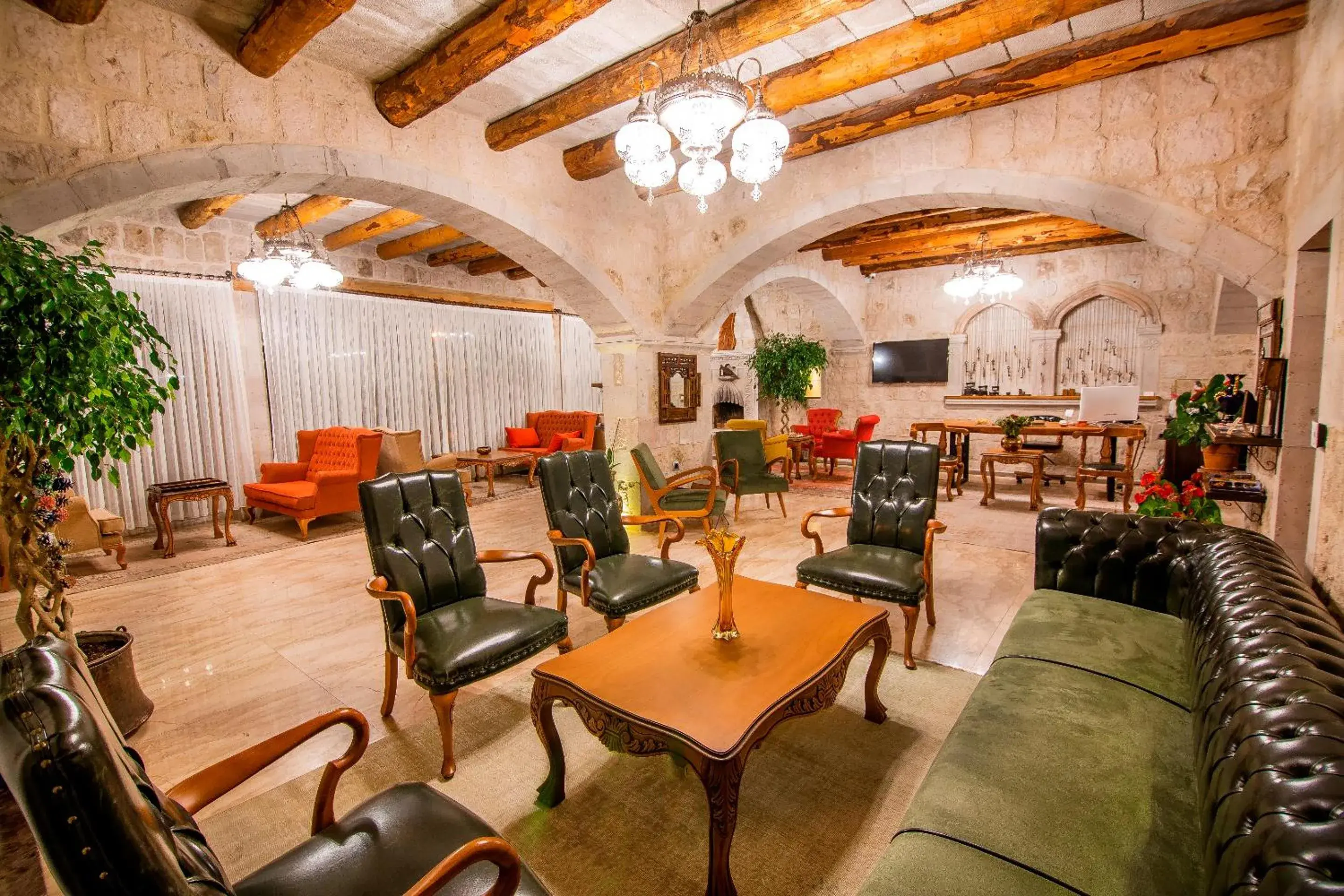 Lobby or reception in Hera Cave Suites Lobby or reception in Hera Cave Suites