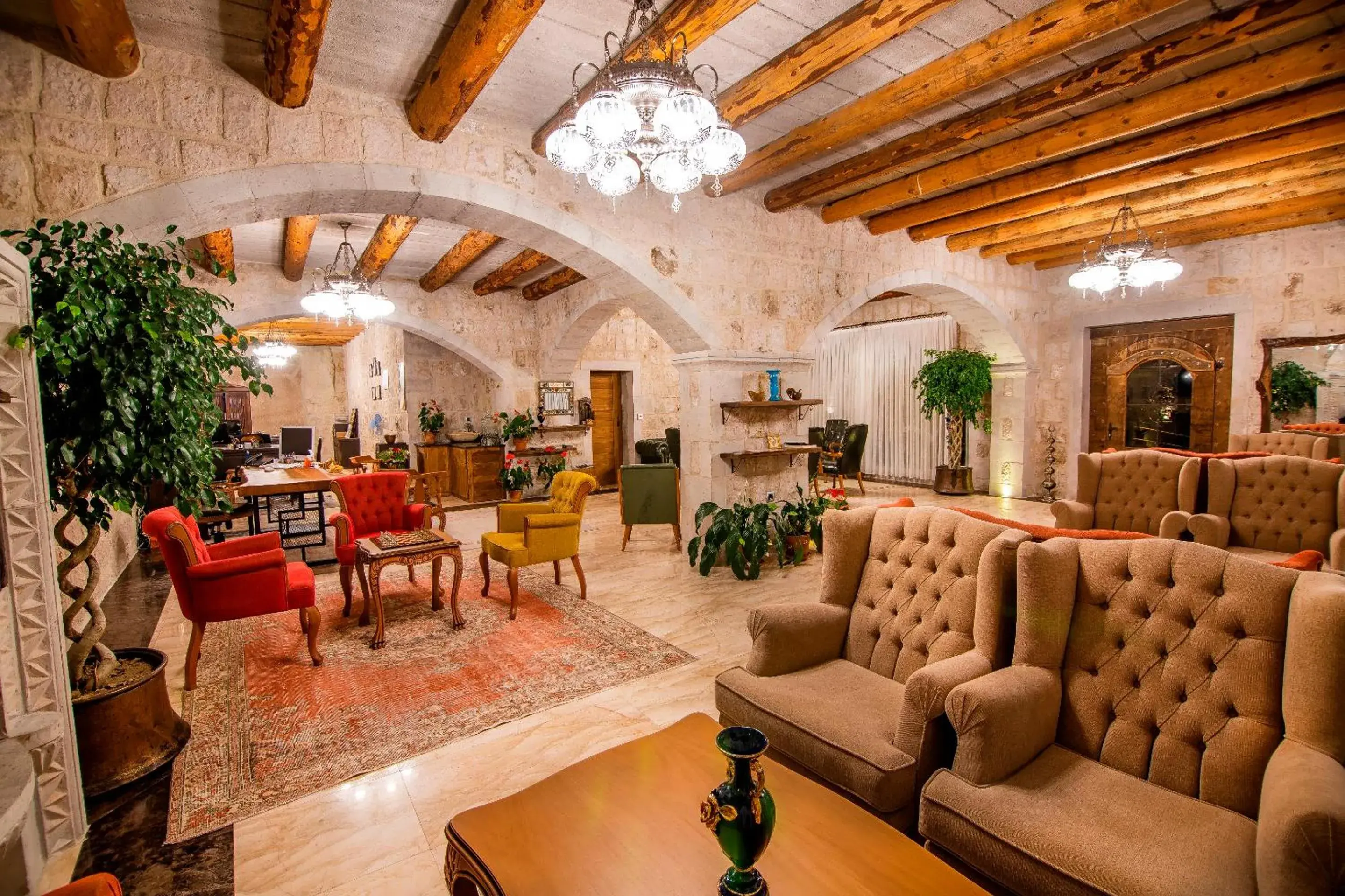 Lobby or reception in Hera Cave Suites Lobby or reception in Hera Cave Suites