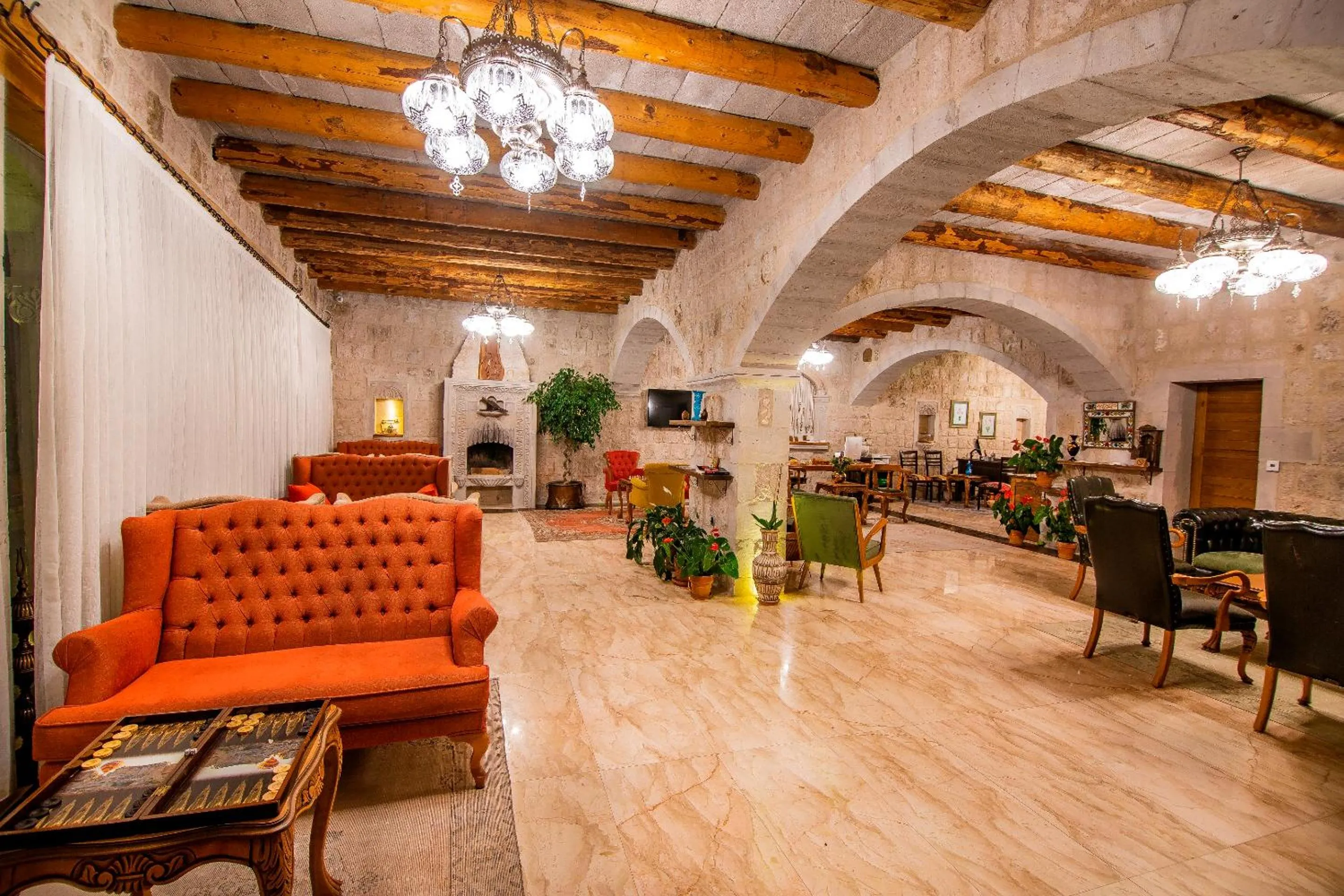 Lobby or reception in Hera Cave Suites