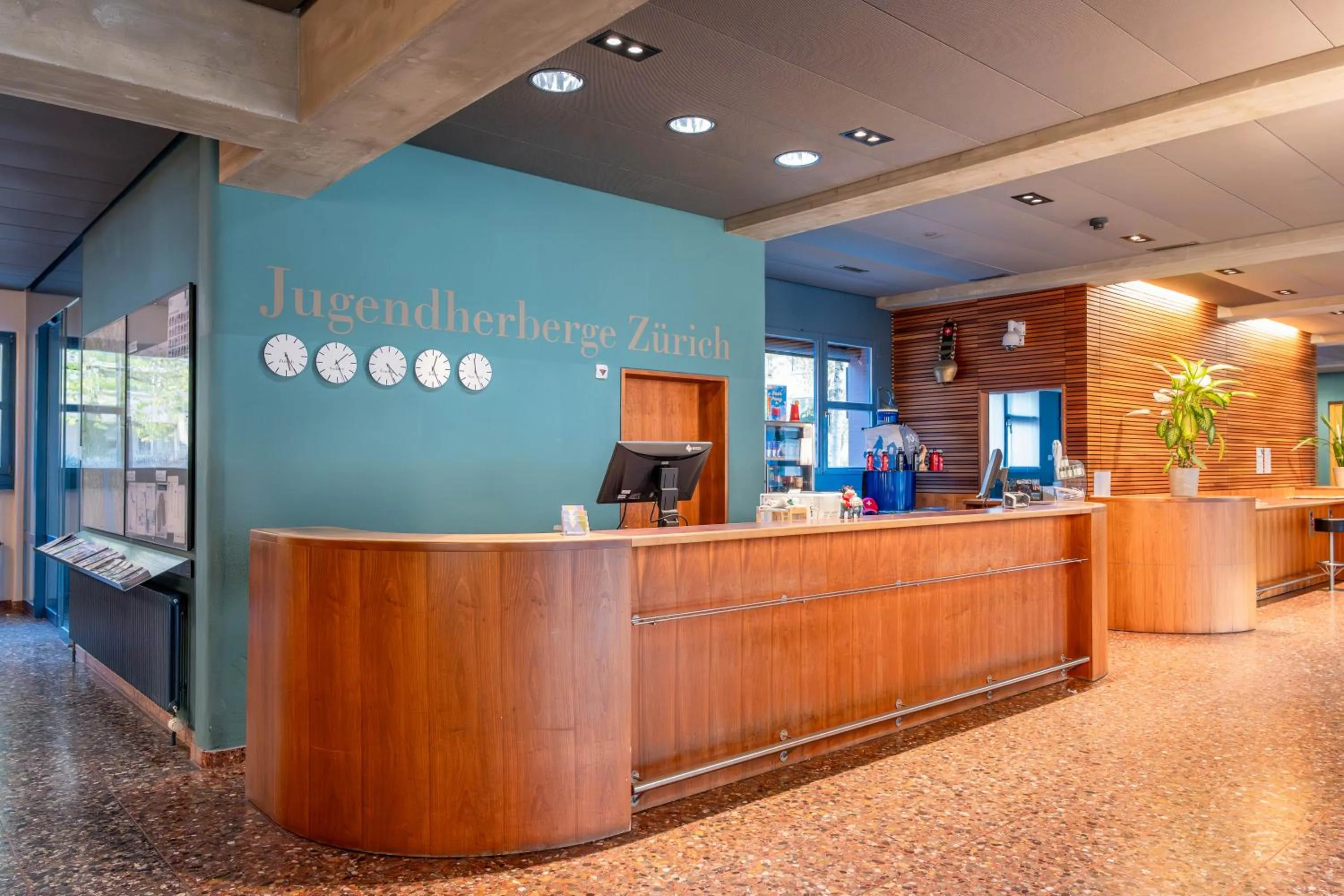 Lobby or reception in Zurich Youth Hostel