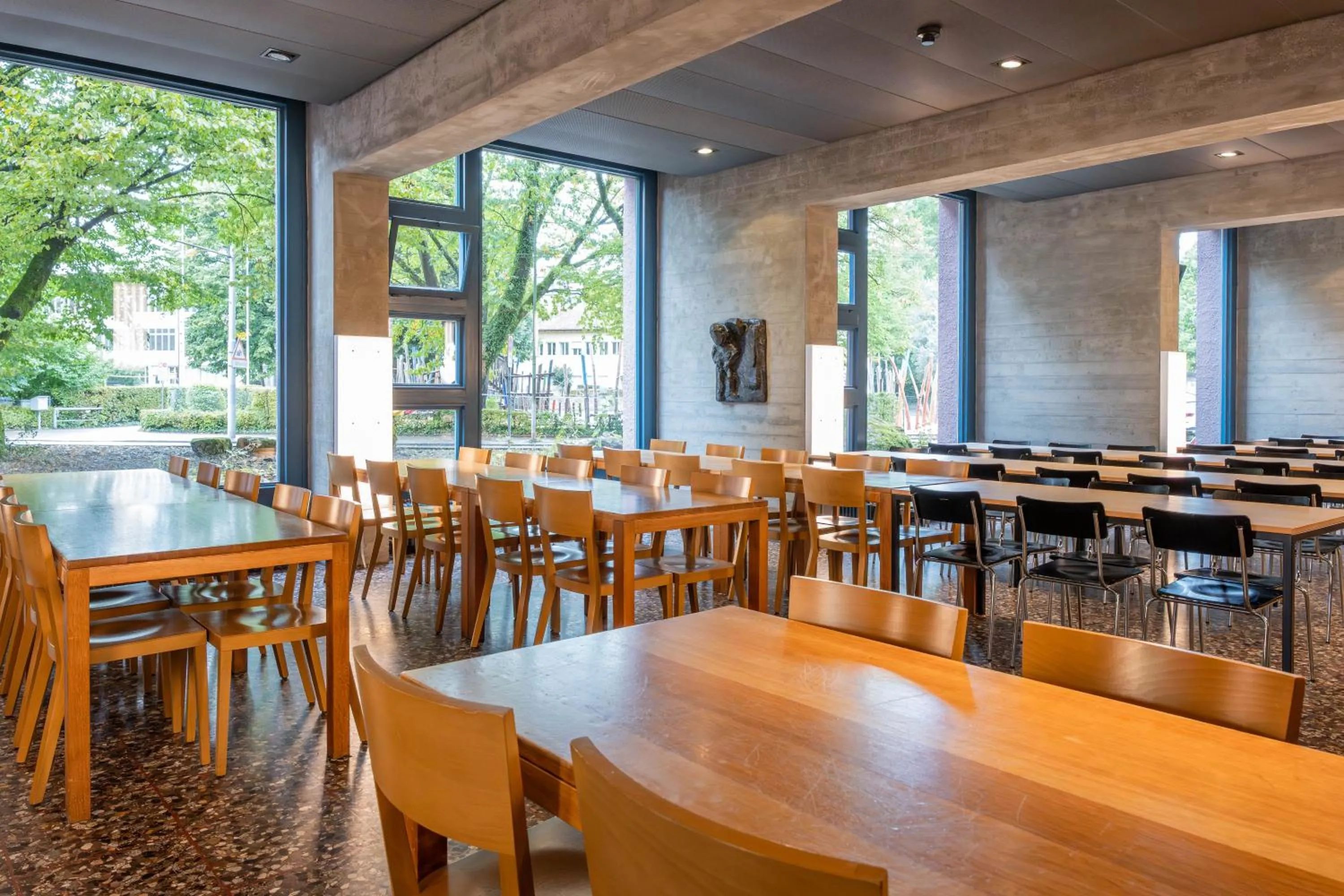 Dining area in Zurich Youth Hostel