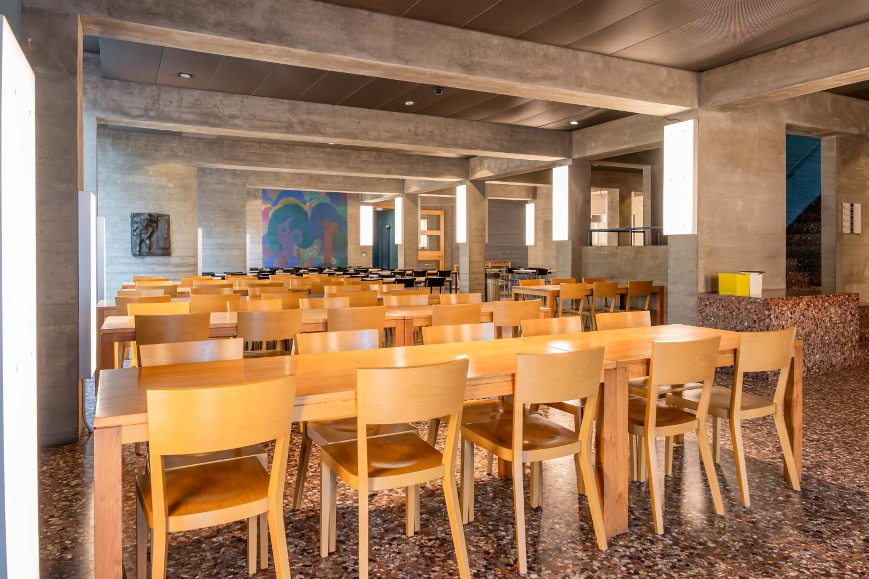 Dining area in Zurich Youth Hostel