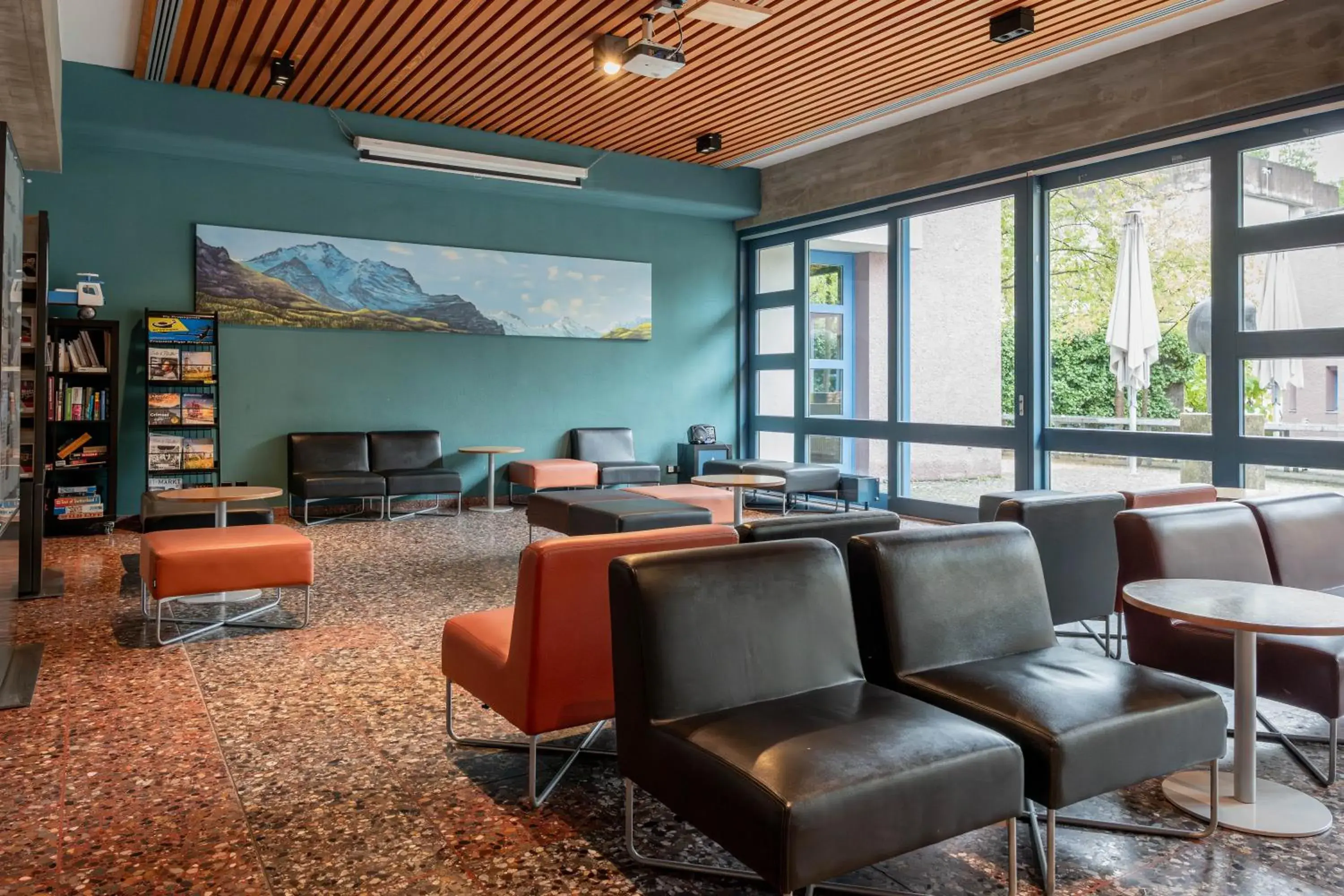 Lobby or reception in Zurich Youth Hostel Lobby or reception in Zurich Youth Hostel