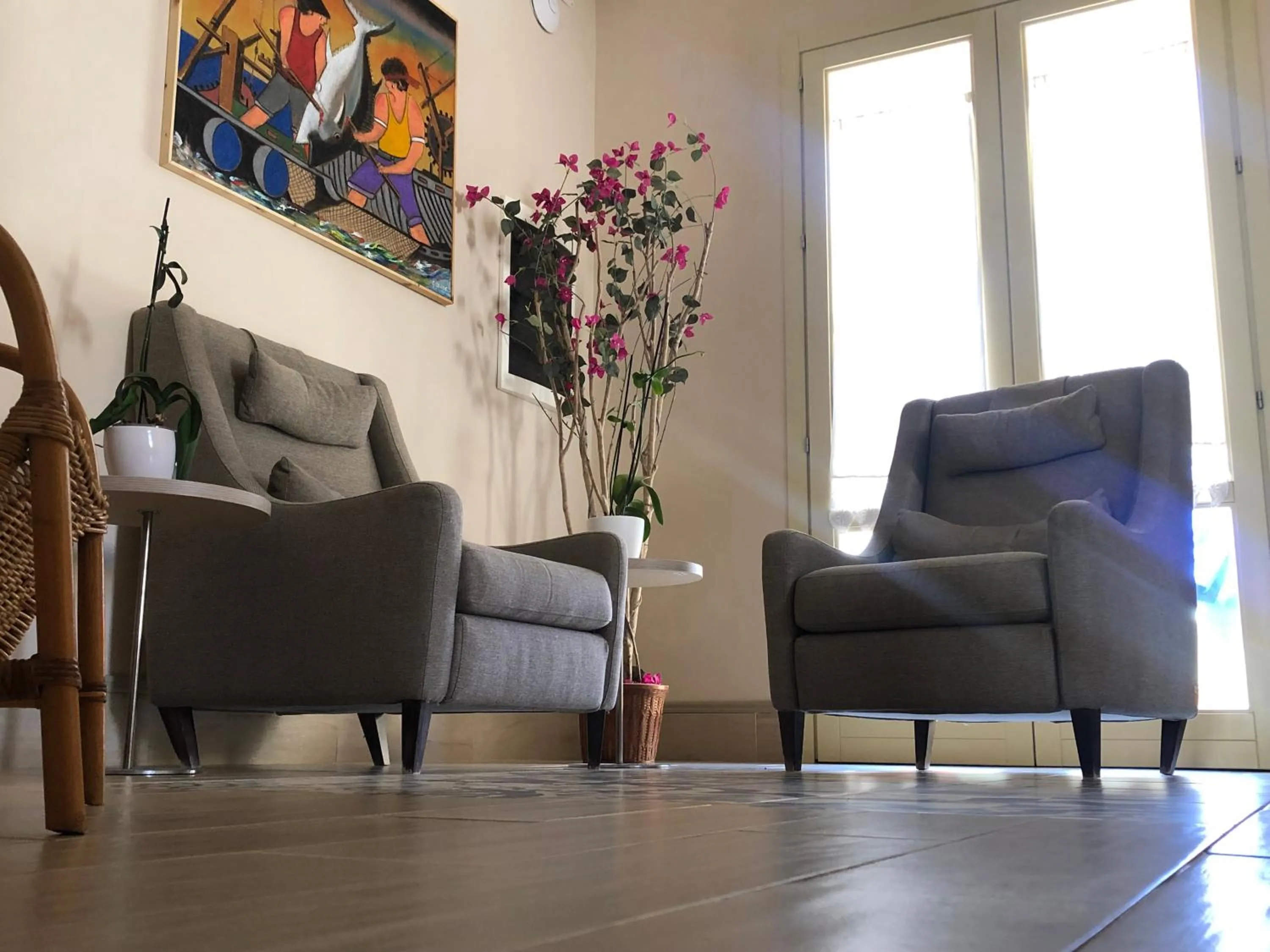 Seating area in Albergo Bouganville