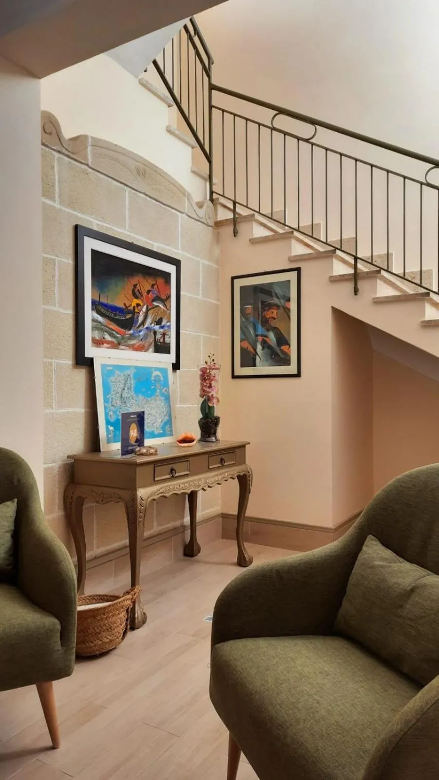Seating area in Albergo Bouganville