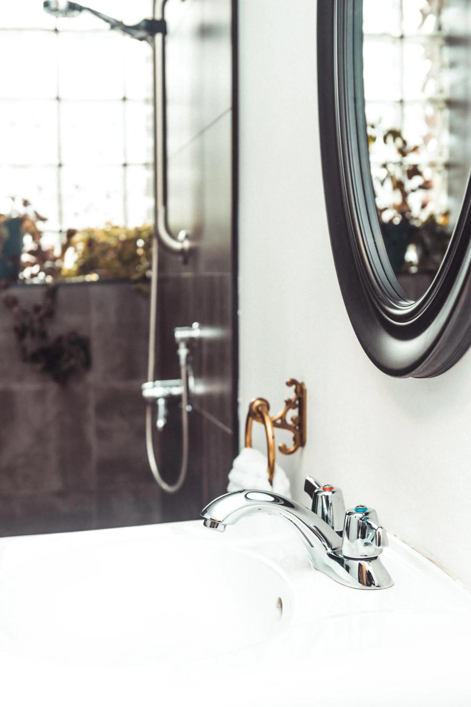 Shower in The Haven Hostel