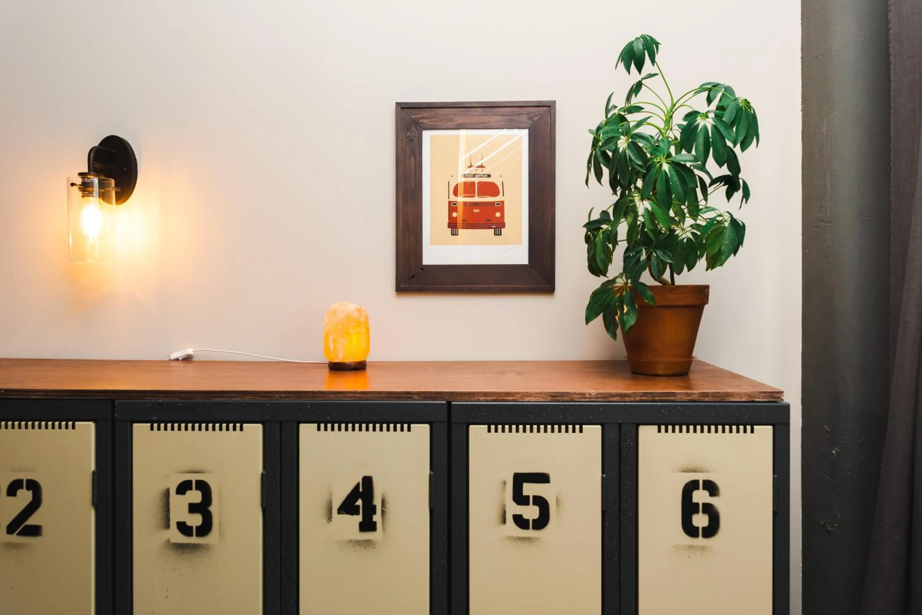 locker in The Haven Hostel