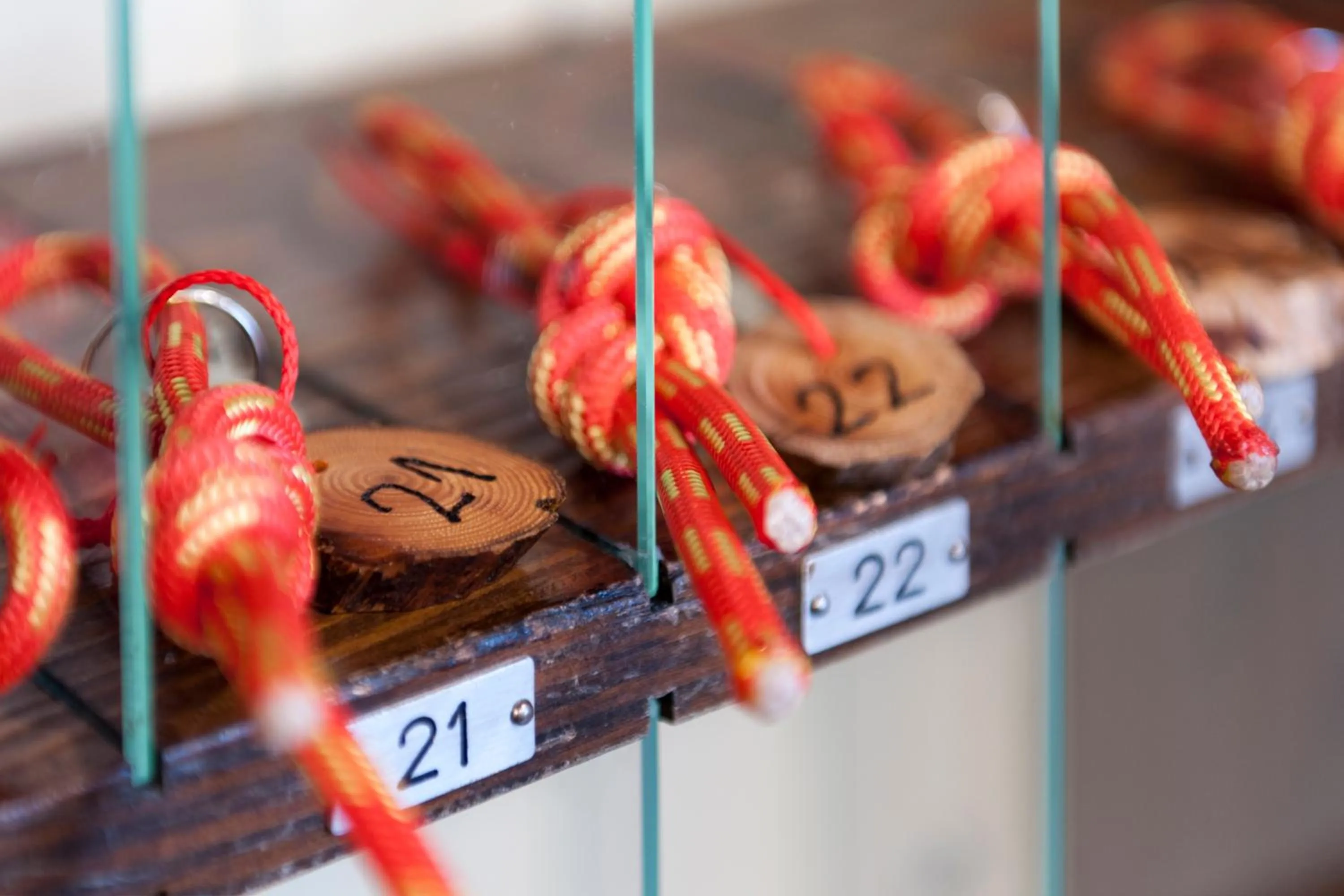 Decorative detail in BaseCamp Hotel