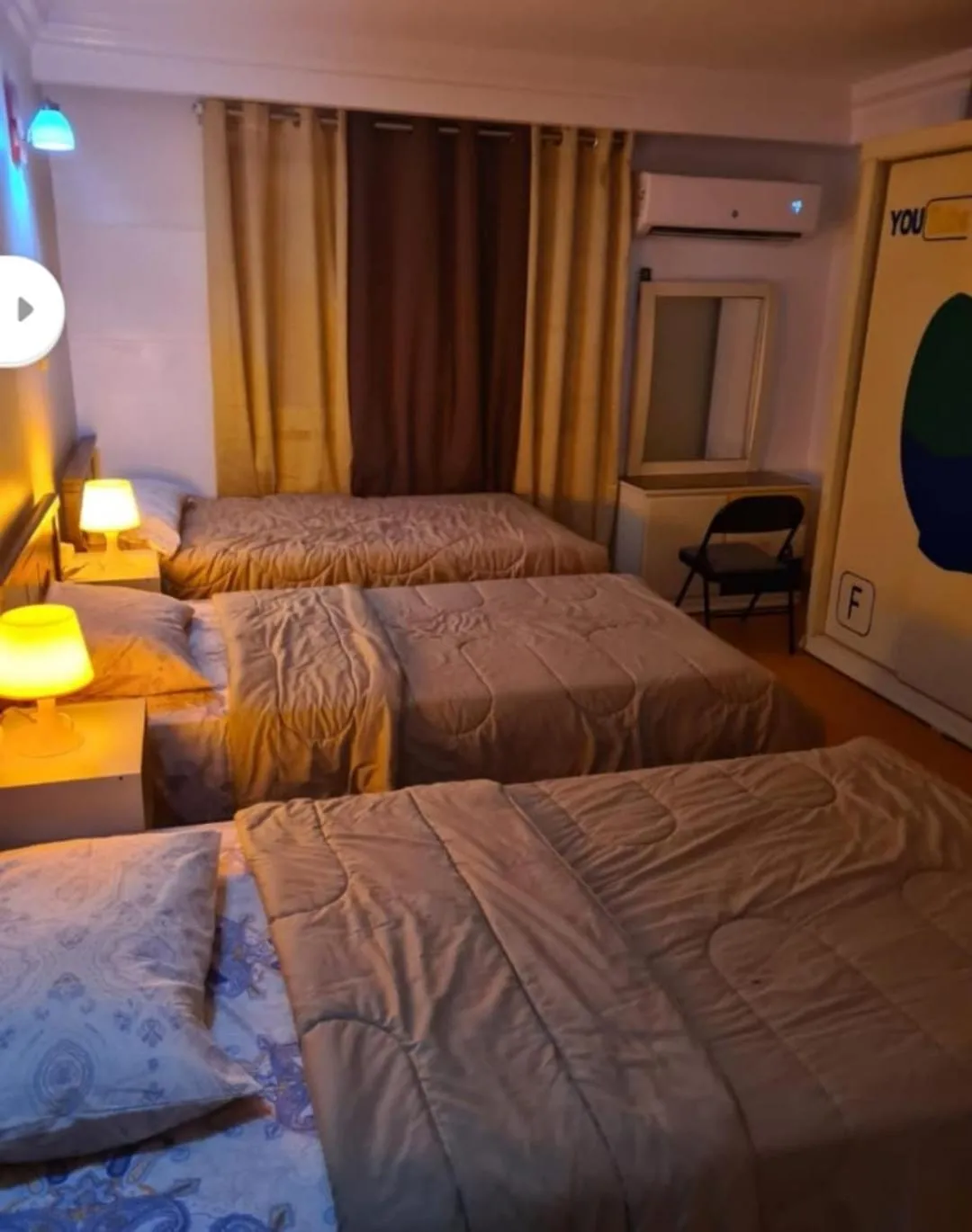 Bed in Al Marwa Apartment in Dokki - Families Only