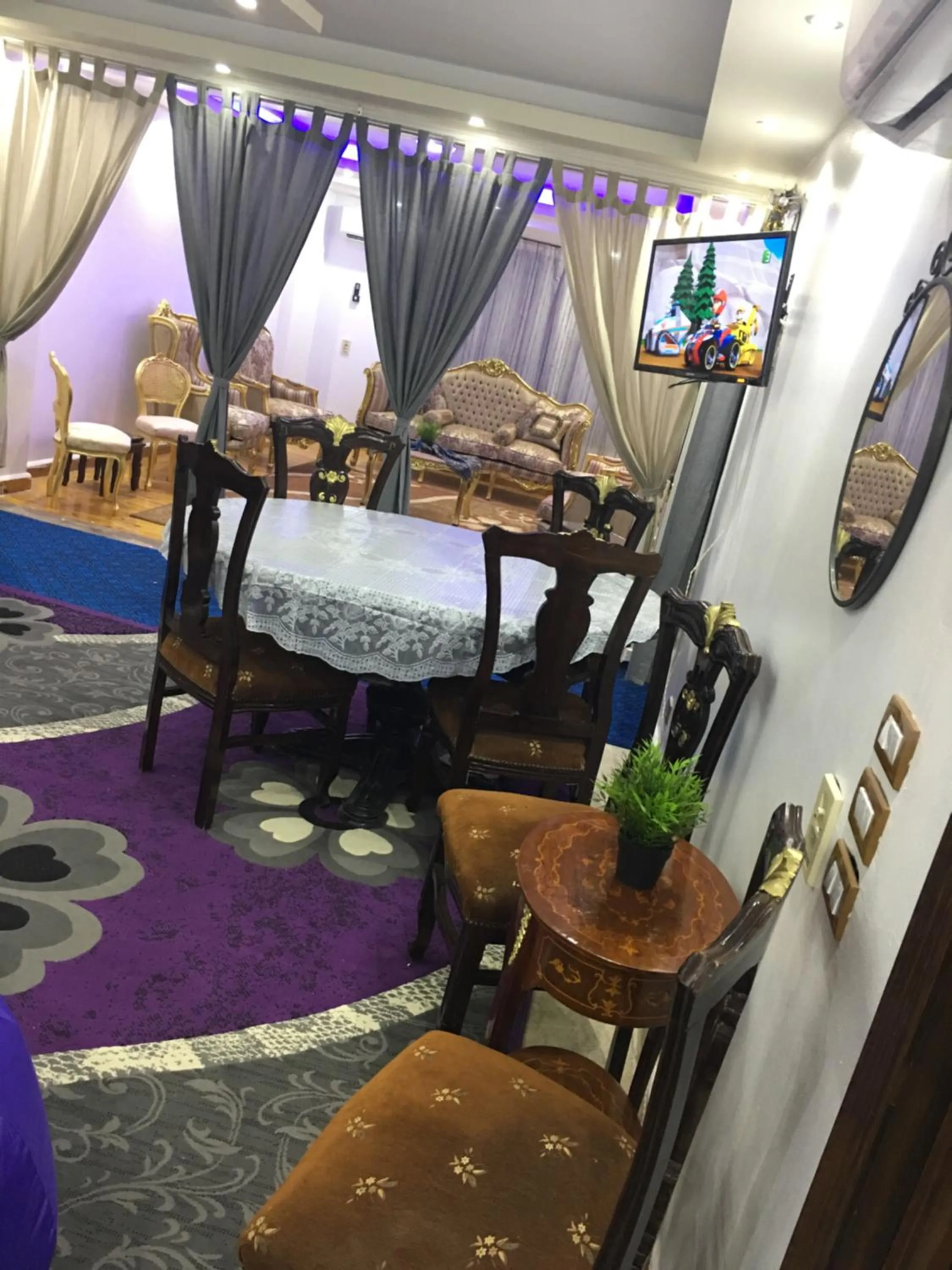 Communal lounge/ TV room in Al Marwa Apartment in Dokki - Families Only