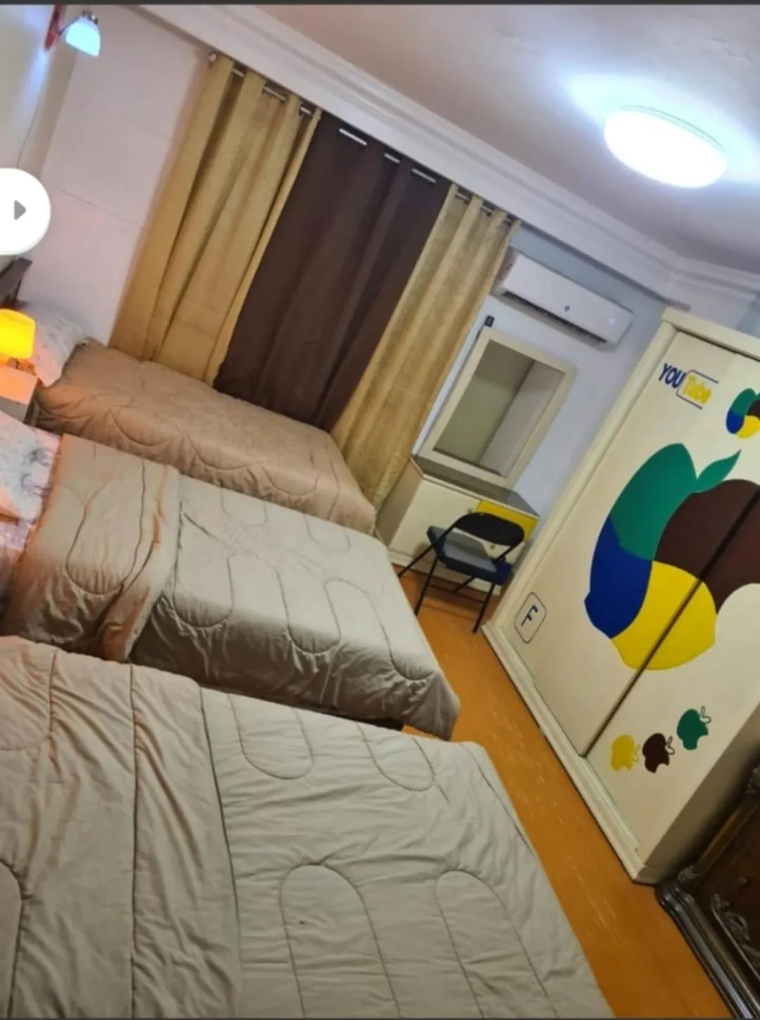 Bed in Al Marwa Apartment in Dokki - Families Only