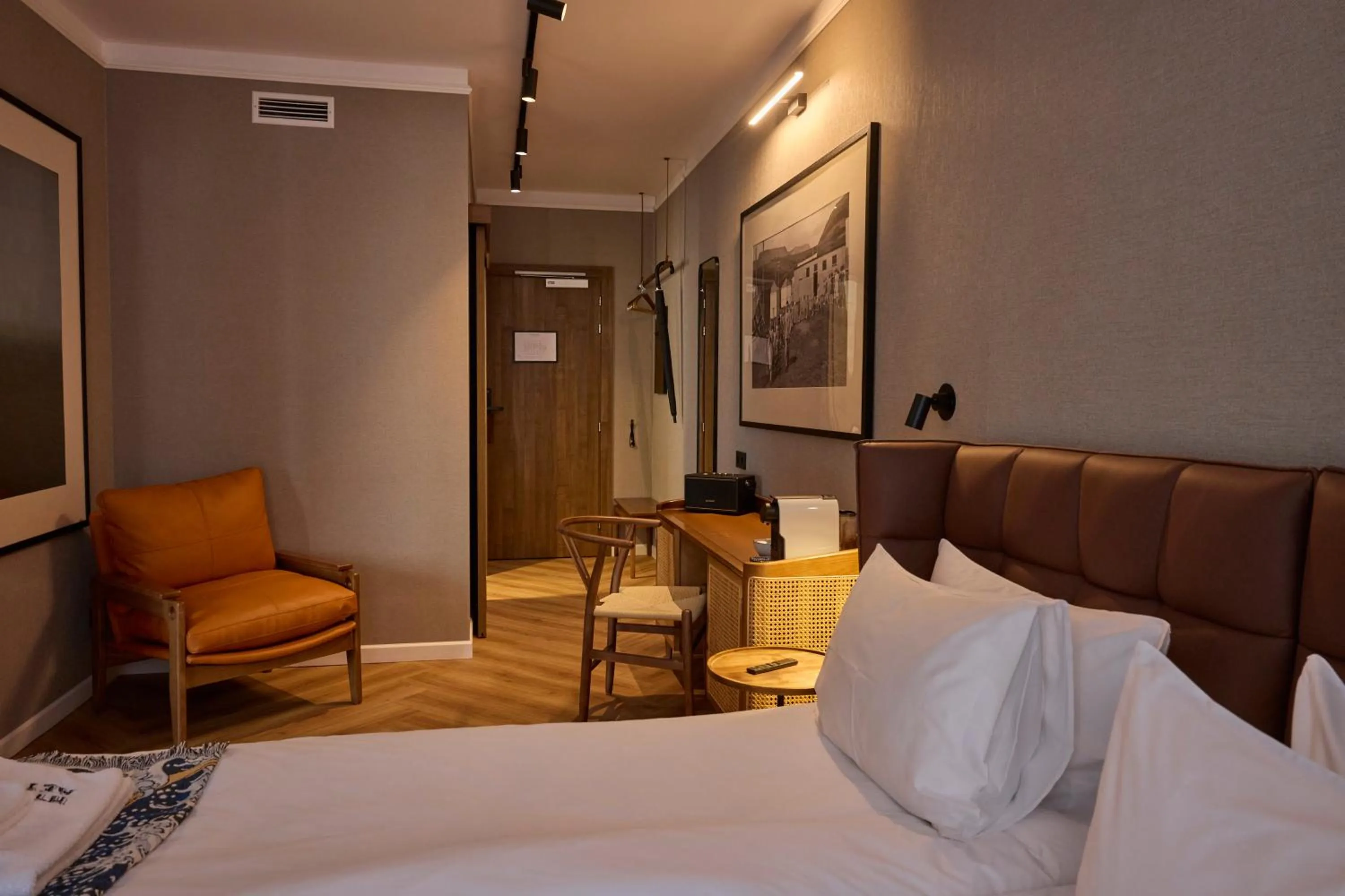 Bed in Hotel Akureyri