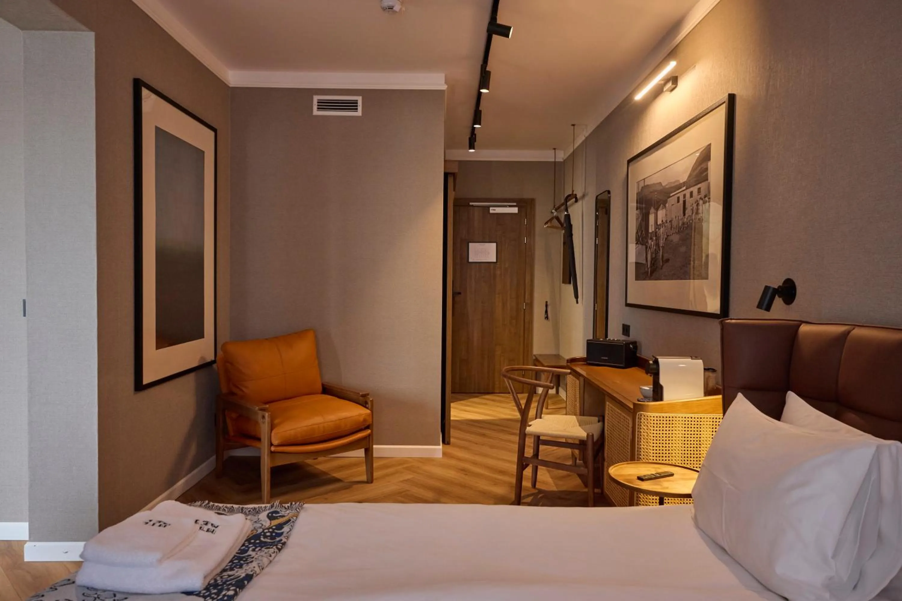 Bed in Hotel Akureyri