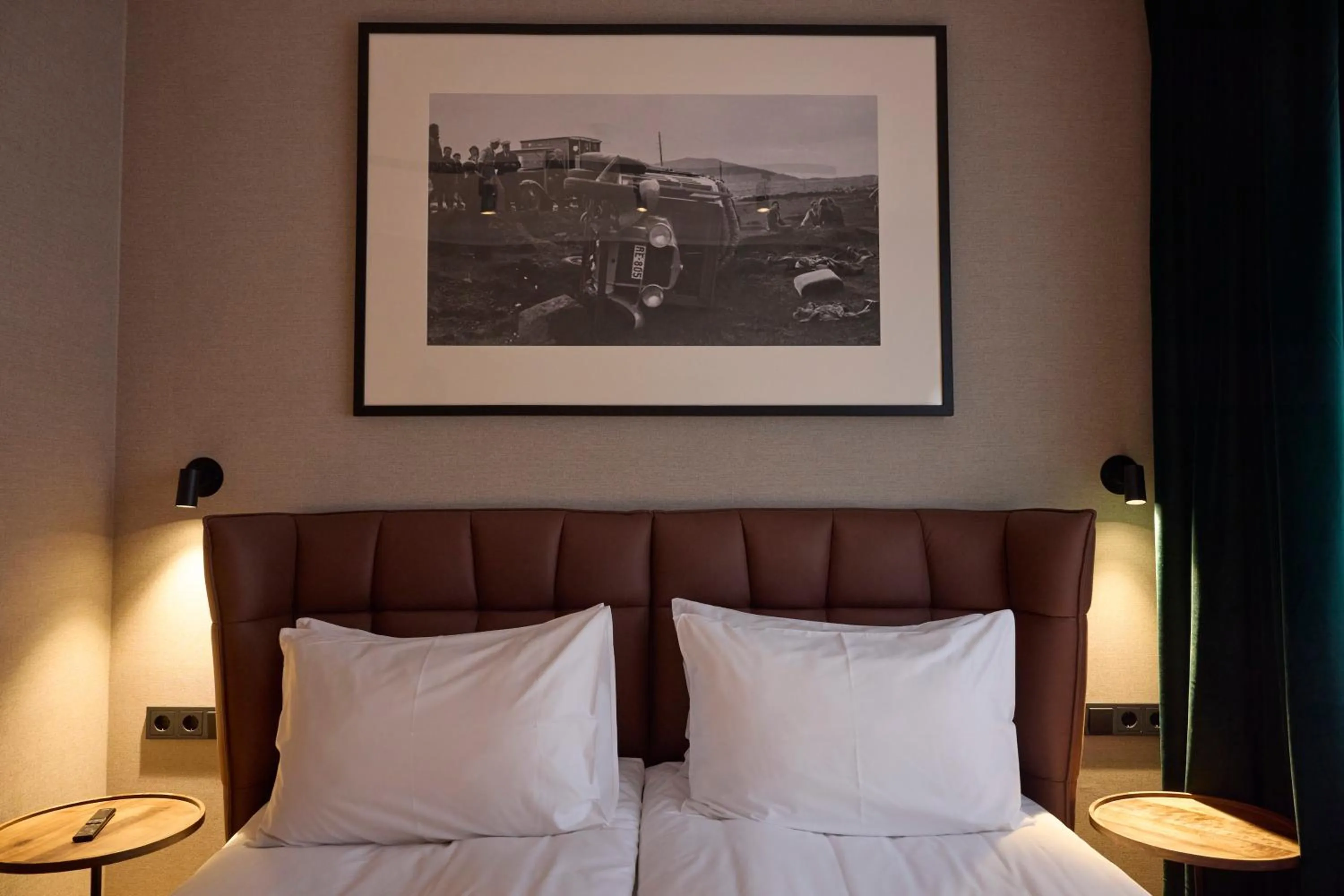 Bed in Hotel Akureyri