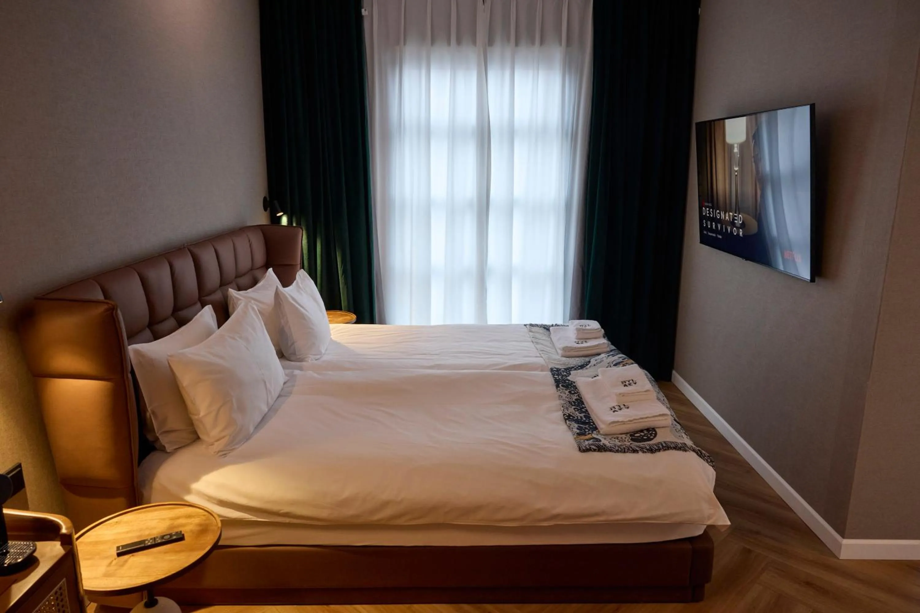 Bed in Hotel Akureyri