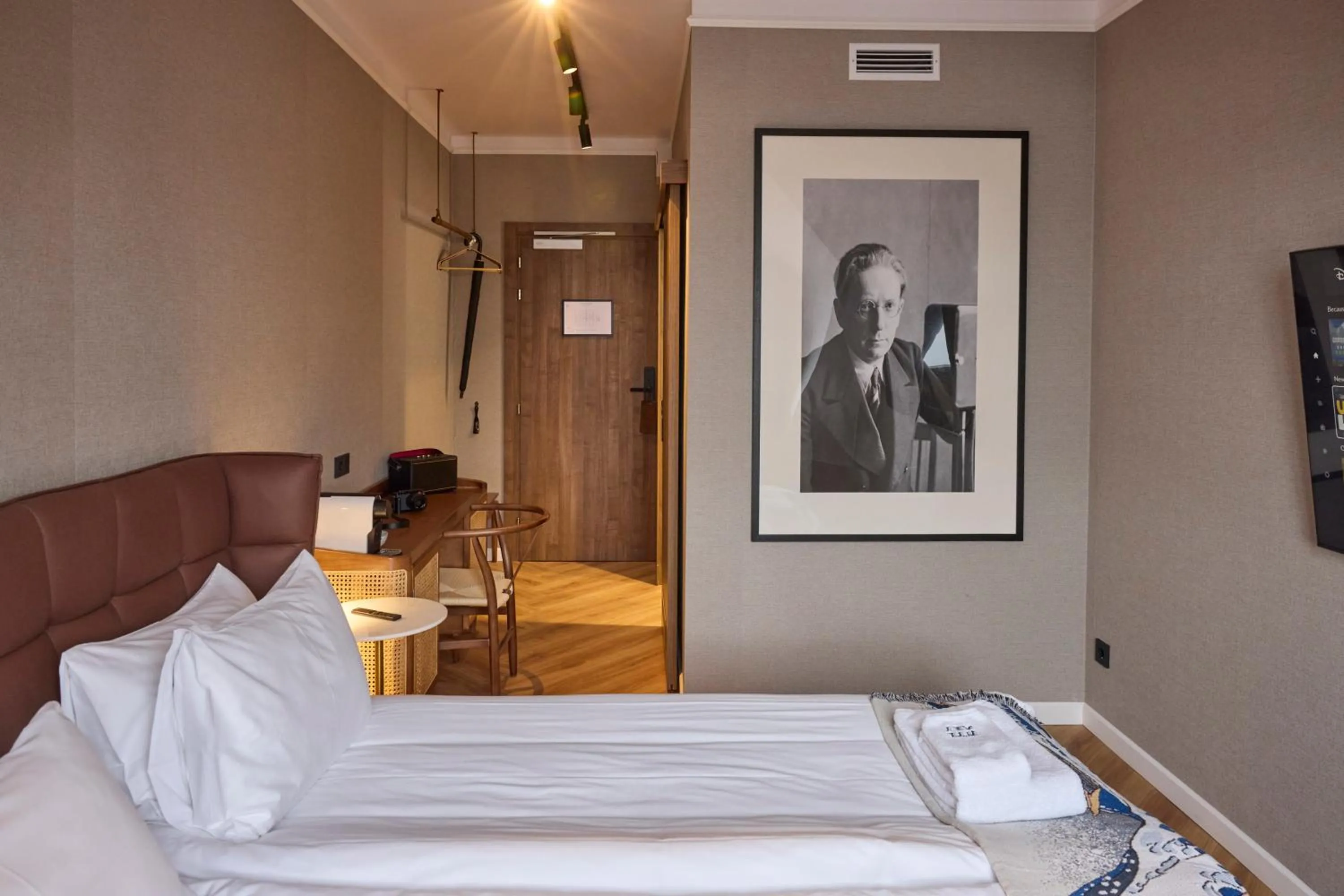 Bed in Hotel Akureyri