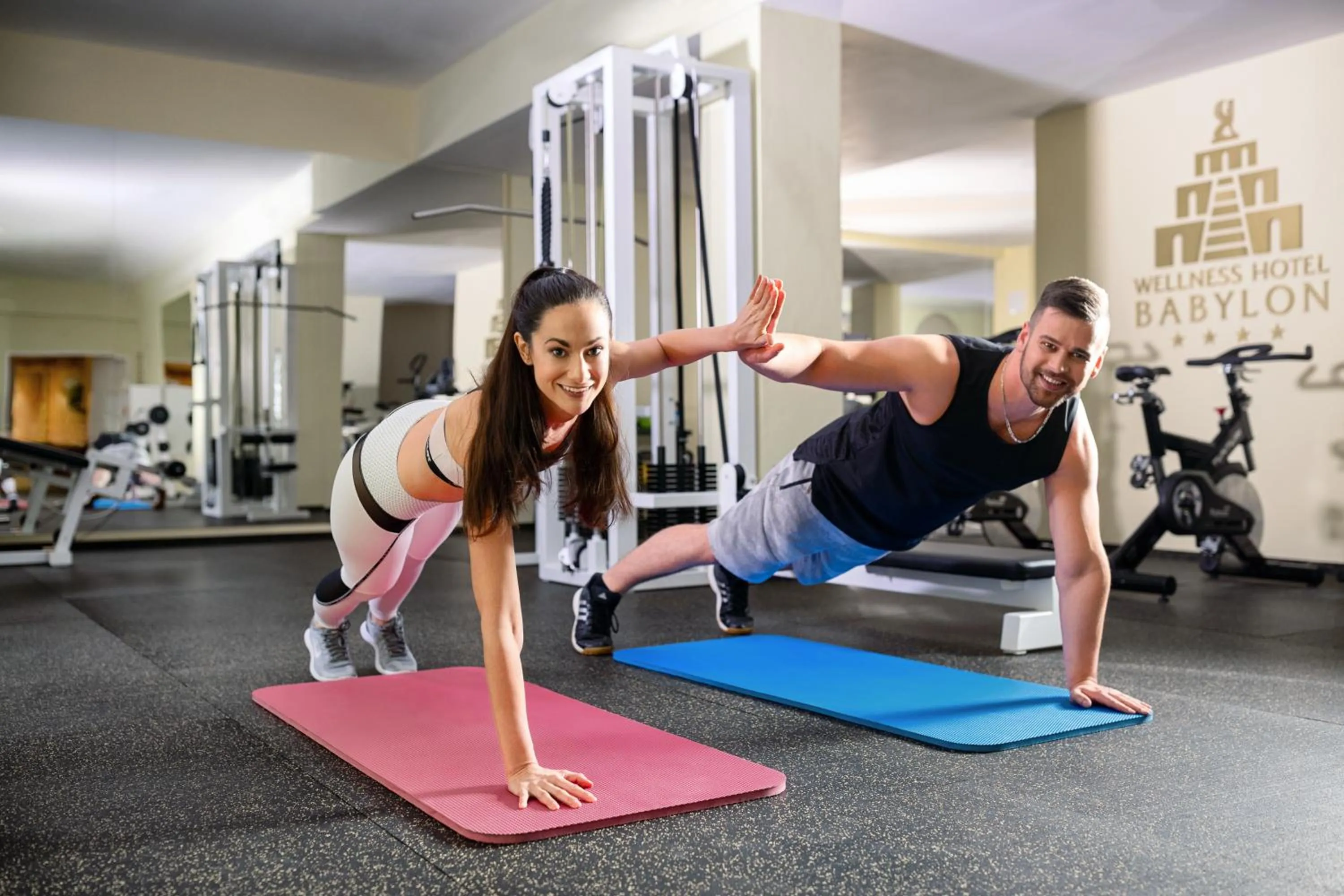 Fitness centre/facilities in Wellness Hotel Babylon