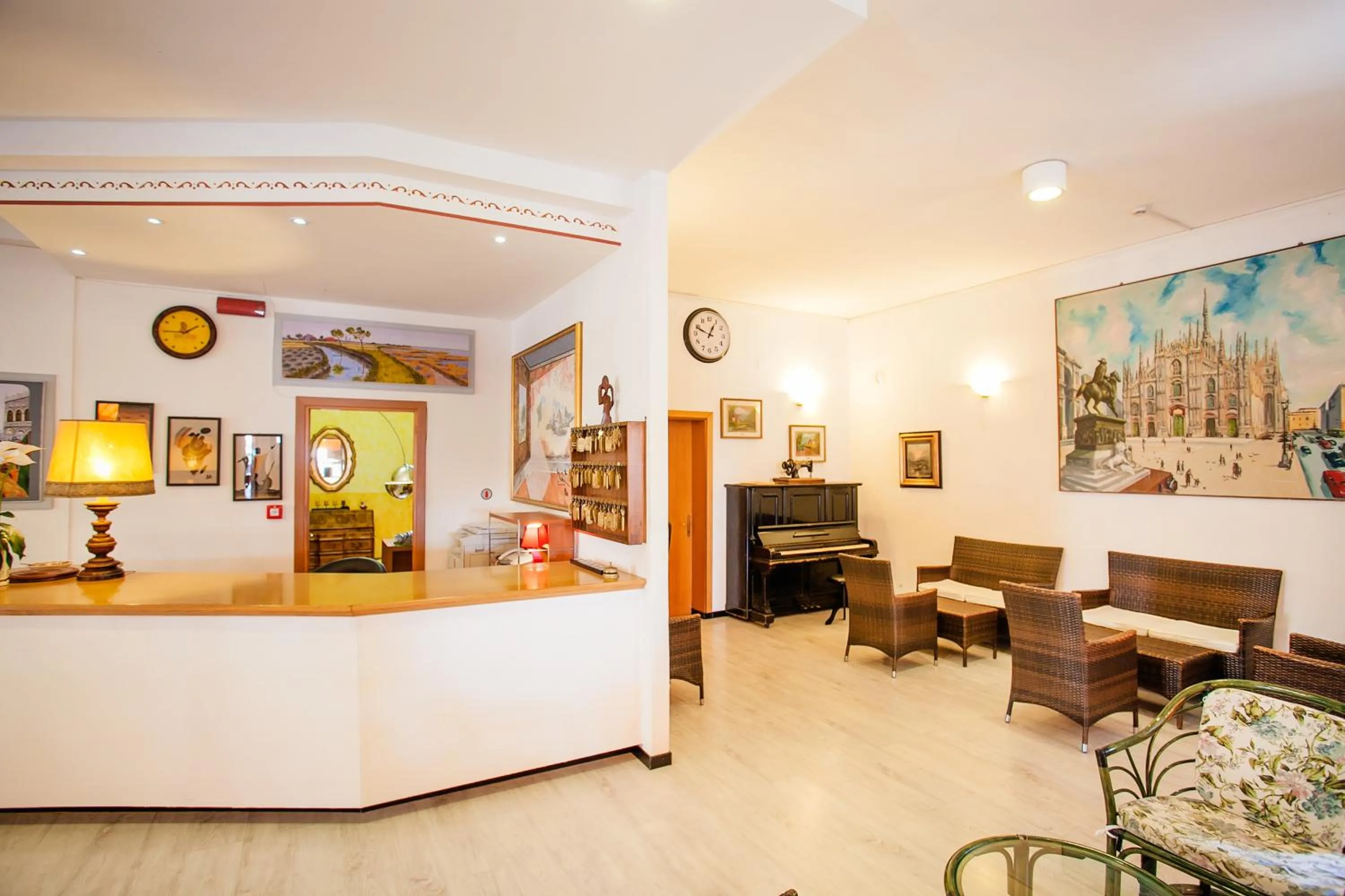 Lobby or reception in Hotel Canova