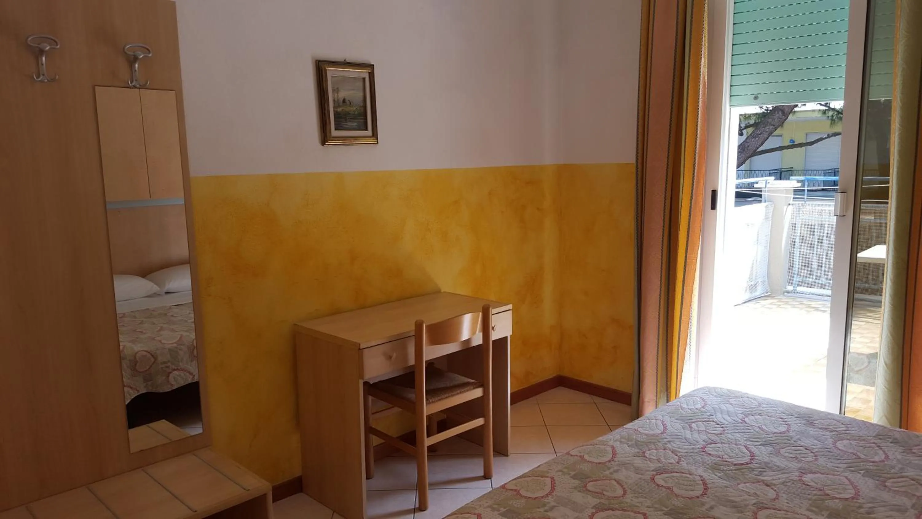 Decorative detail, Bed in Hotel Canova