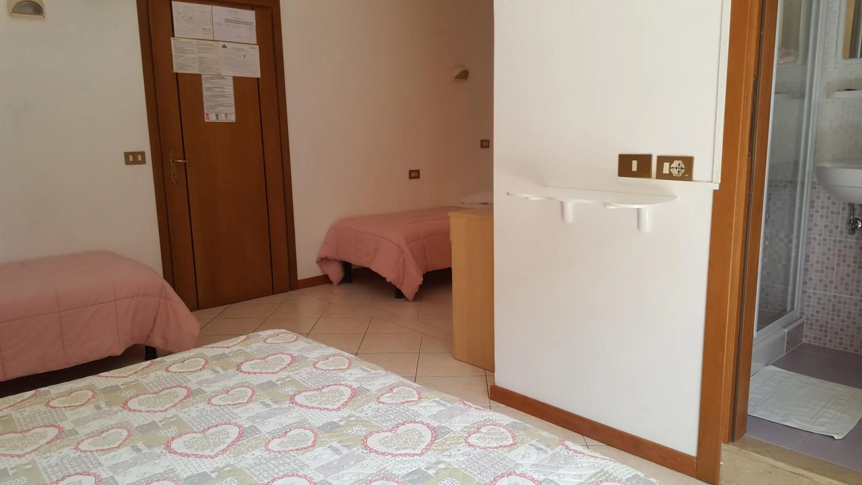 Decorative detail, Bed in Hotel Canova