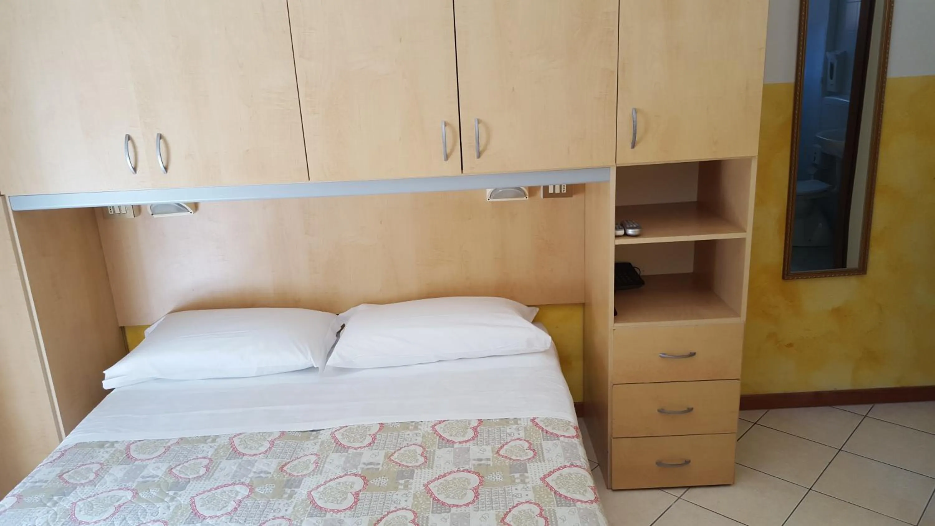 Decorative detail, Bed in Hotel Canova