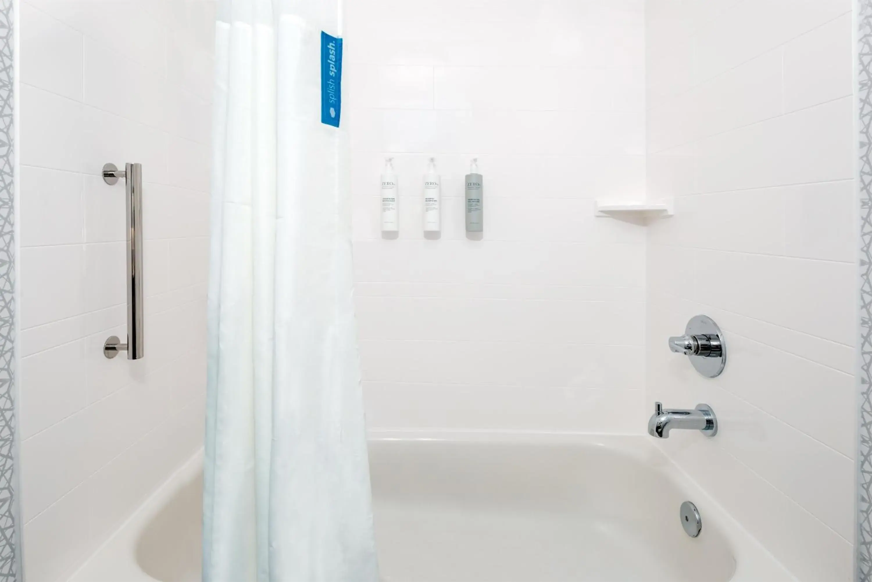 Bathroom in Hampton Inn & Suites Charlottesville at the University Bathroom in Hampton Inn & Suites Charlottesville at the University