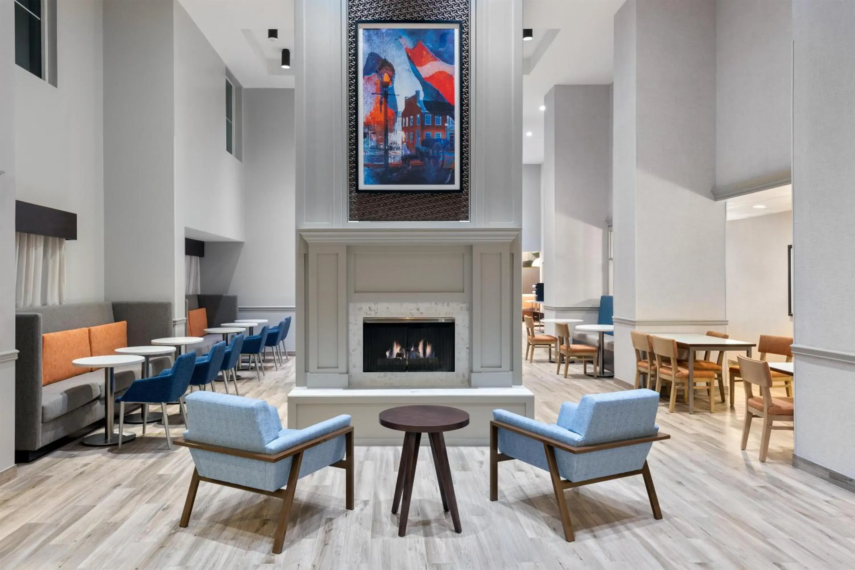 Lobby or reception in Hampton Inn & Suites Charlottesville at the University Lobby or reception in Hampton Inn & Suites Charlottesville at the University