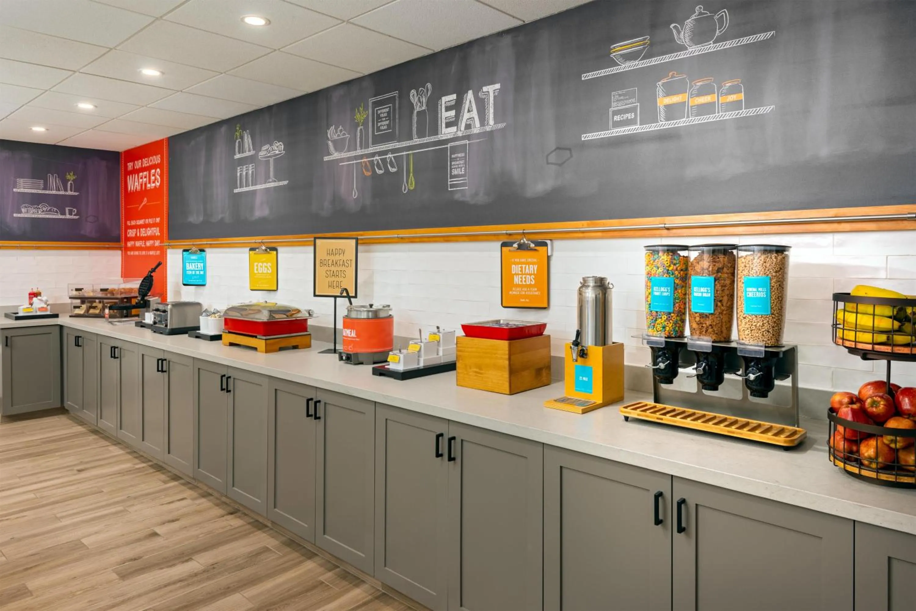 Breakfast in Hampton Inn & Suites Charlottesville at the University