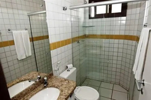 Toilet in Hotel Agua Marinha