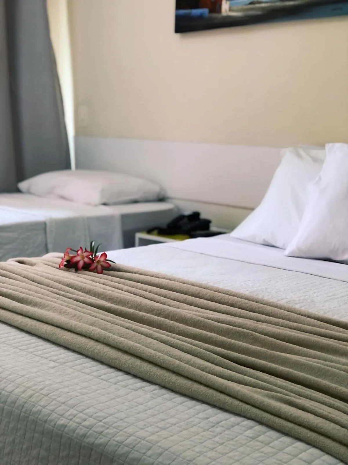 Bed in Hotel Agua Marinha