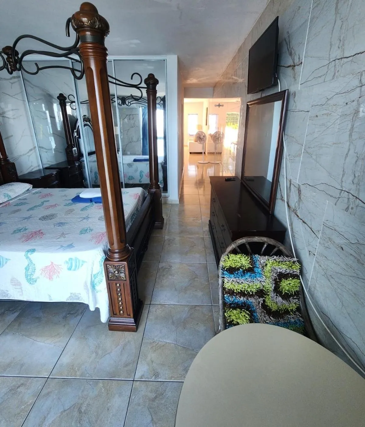 Bed in Hotel Colombus