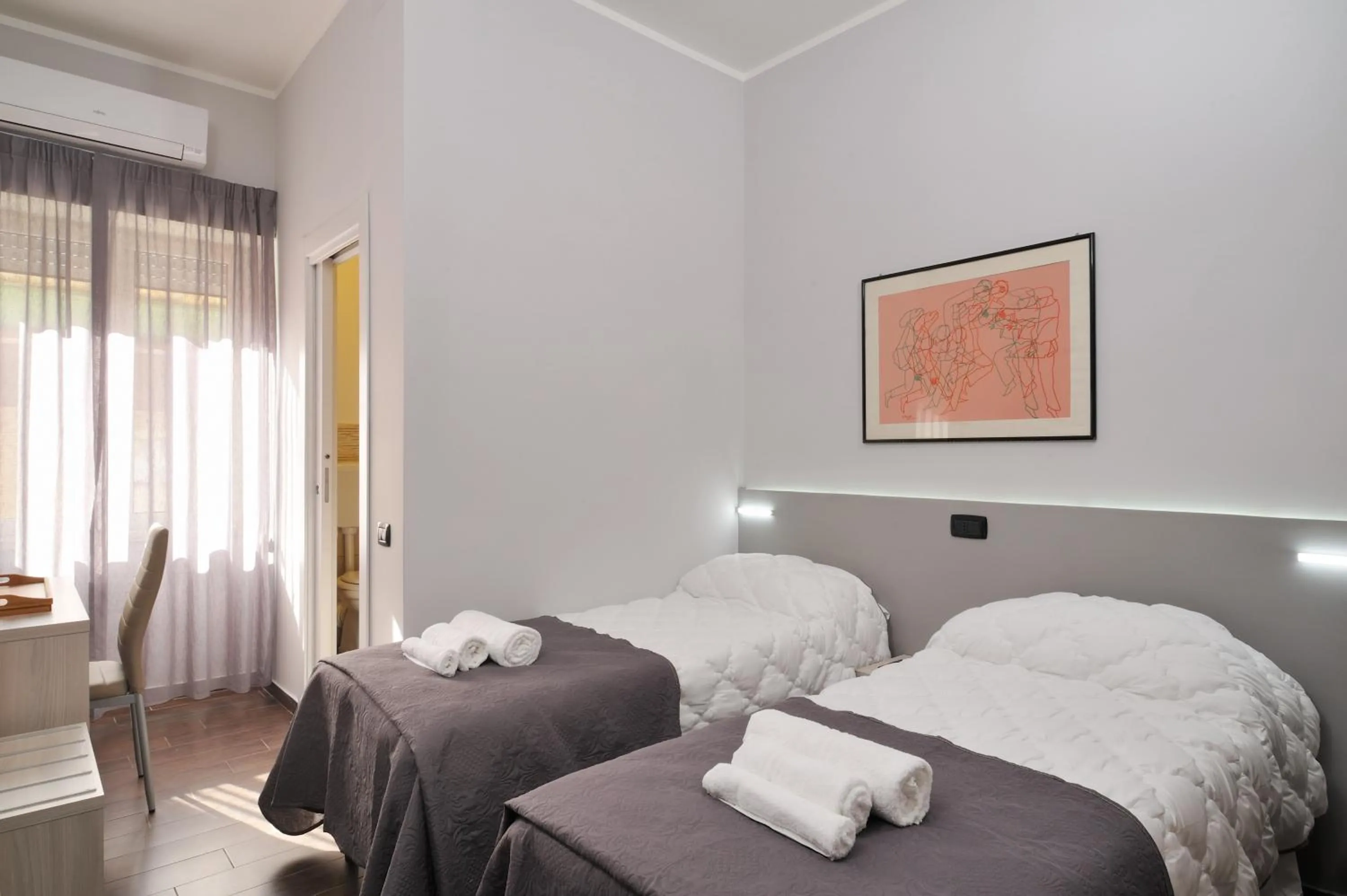 Bed in B&B Il Bacio di Napoli