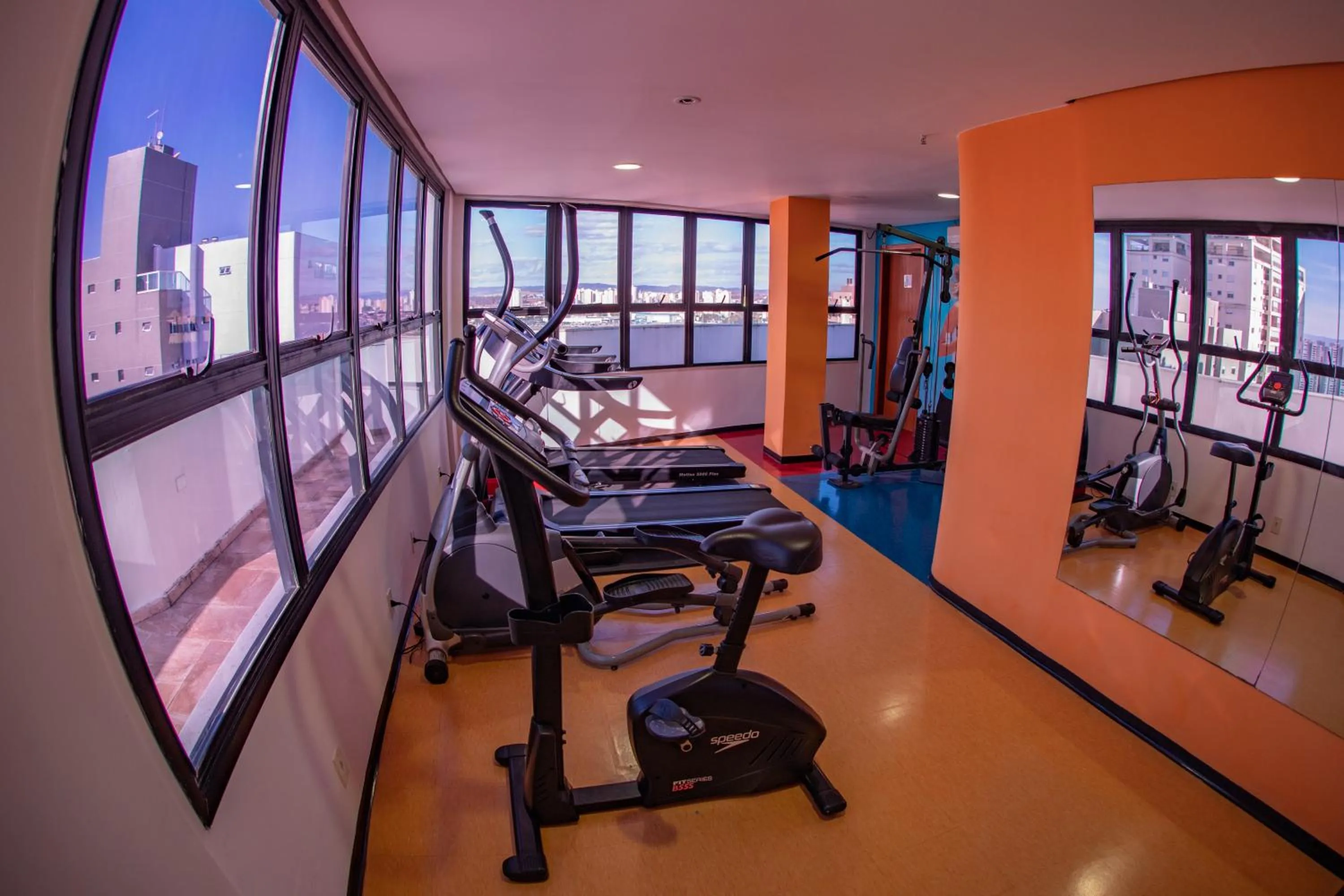 Fitness centre/facilities in Mondrian Suite Hotel