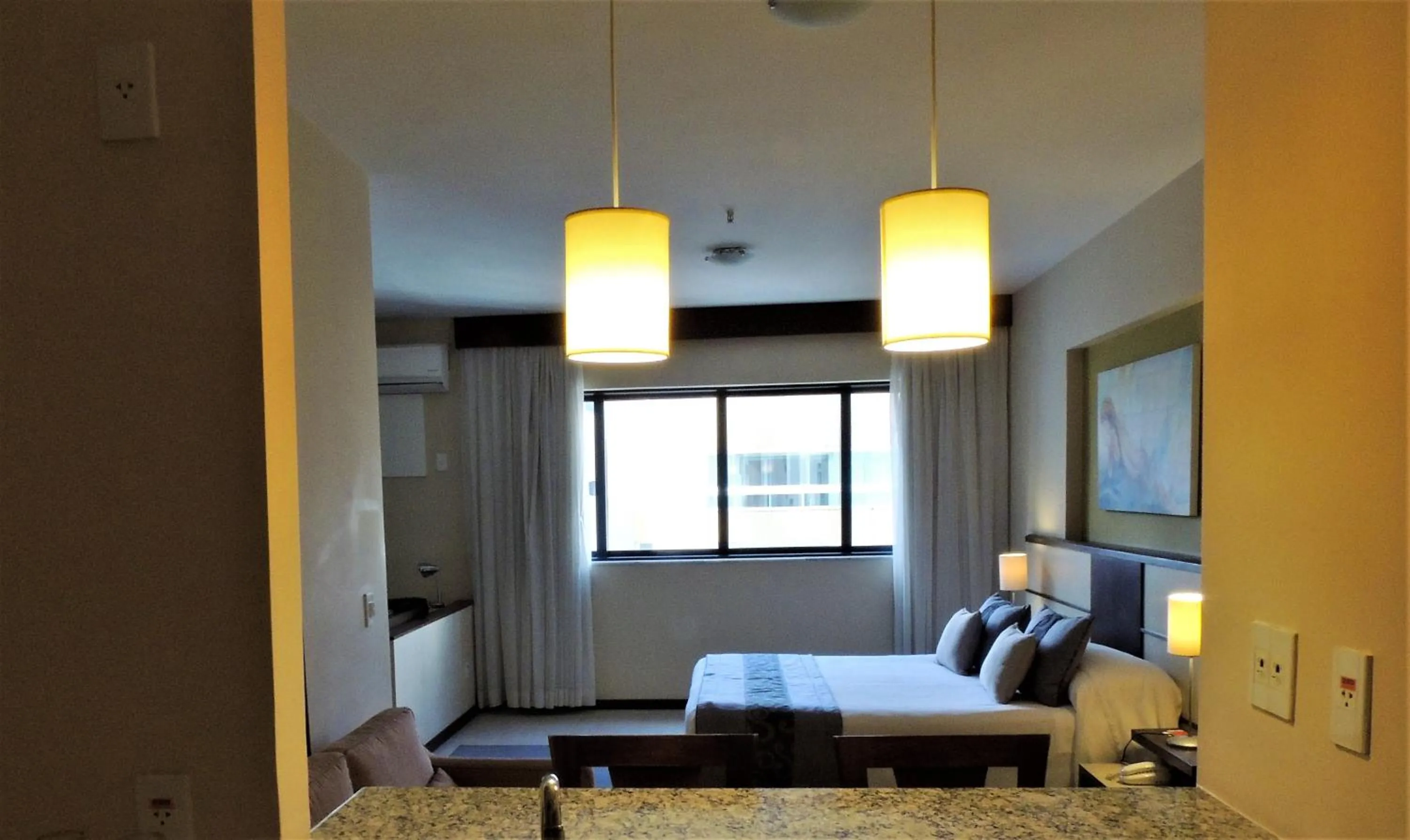 Bedroom in Mondrian Suite Hotel