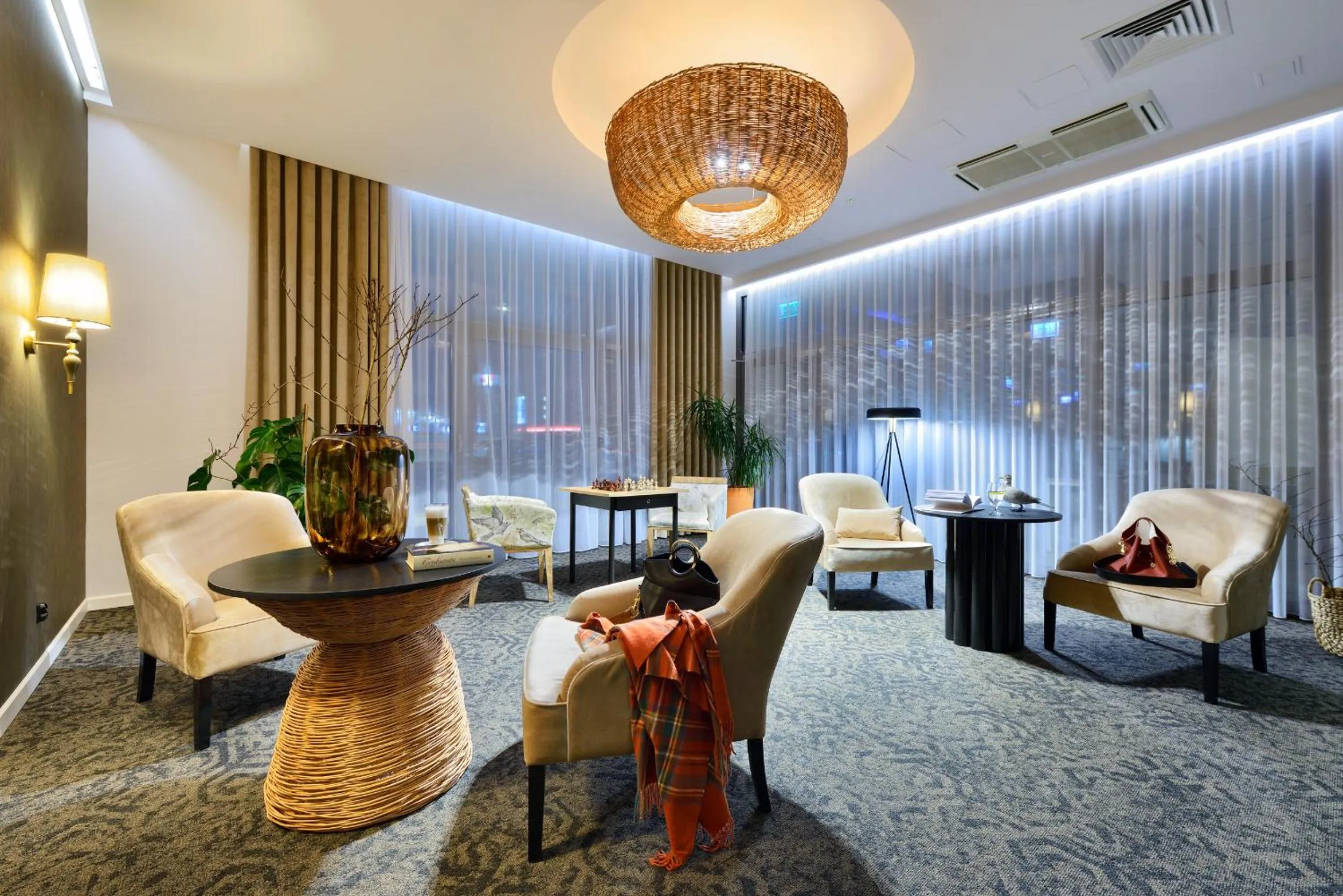 Seating area in Arche Hotel Puławska Residence Warszawa