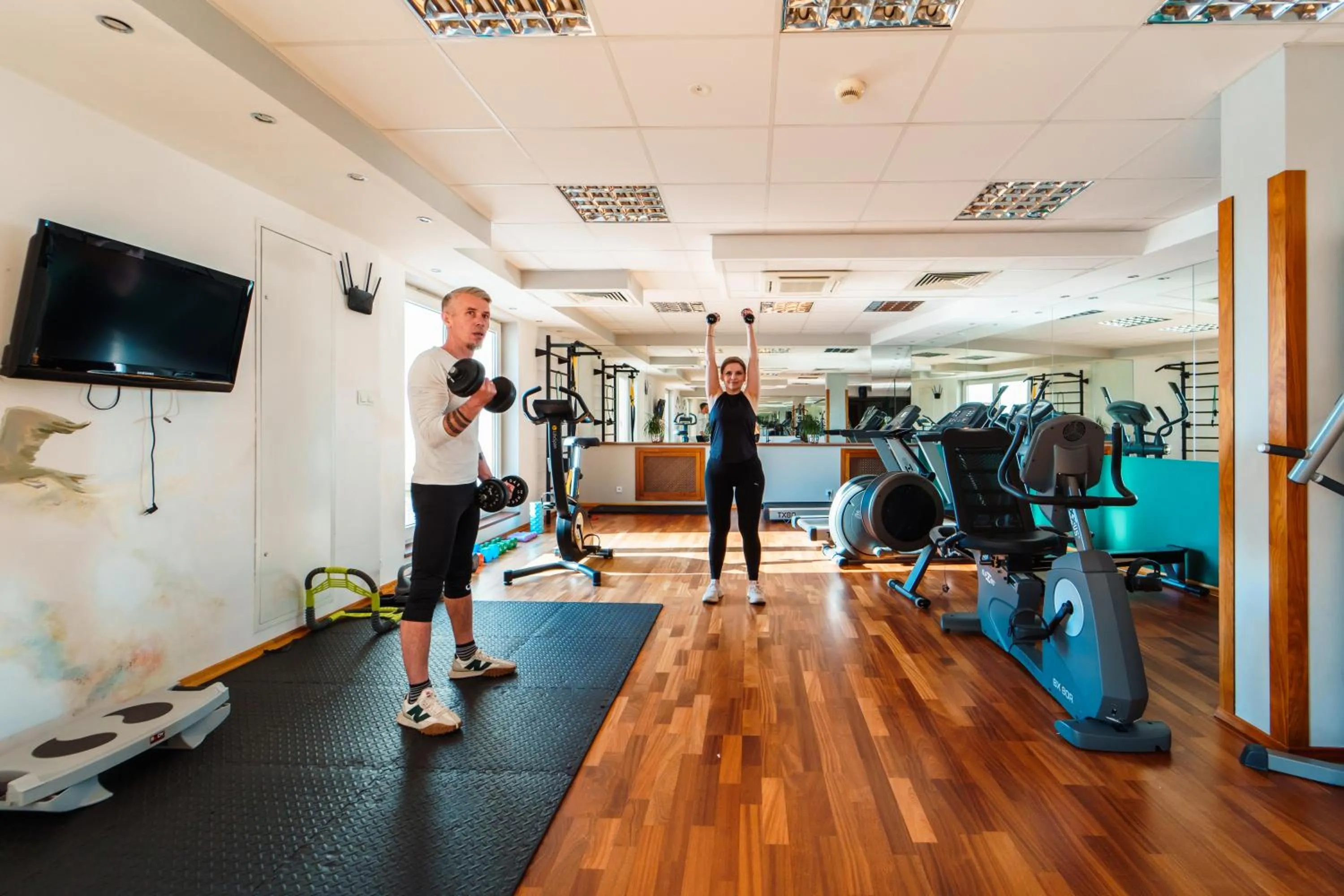Fitness centre/facilities in Arche Hotel Puławska Residence Warszawa