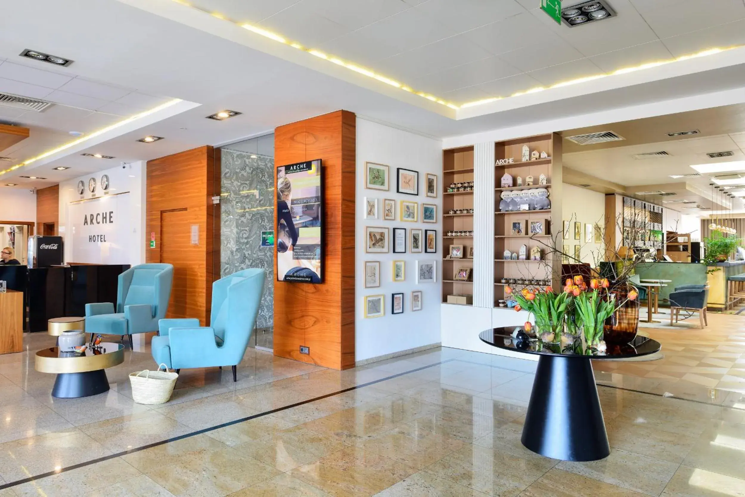 Lobby or reception in Arche Hotel Puławska Residence Warszawa Lobby or reception in Arche Hotel Puławska Residence Warszawa