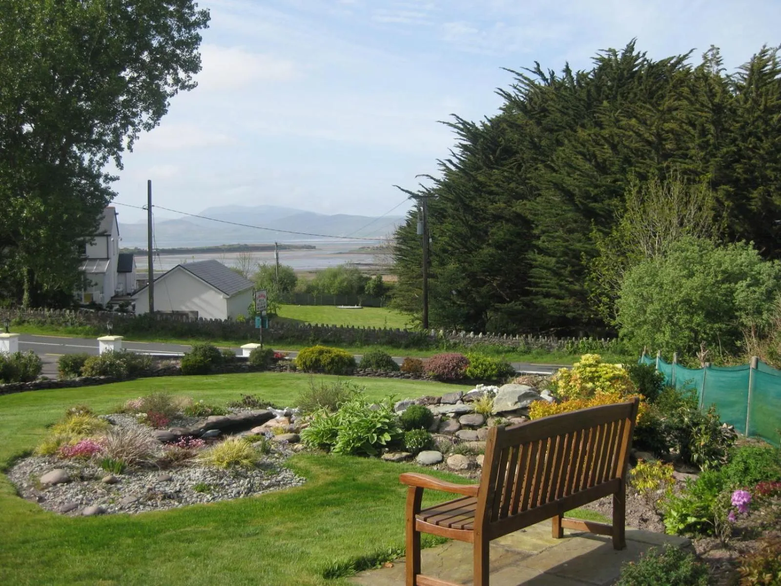 Garden view in Glencurrah House B&B