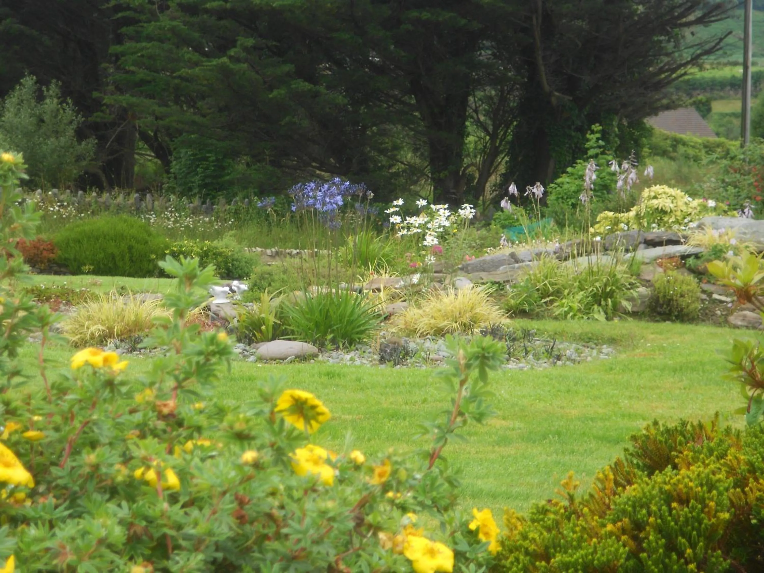 Garden view in Glencurrah House B&B