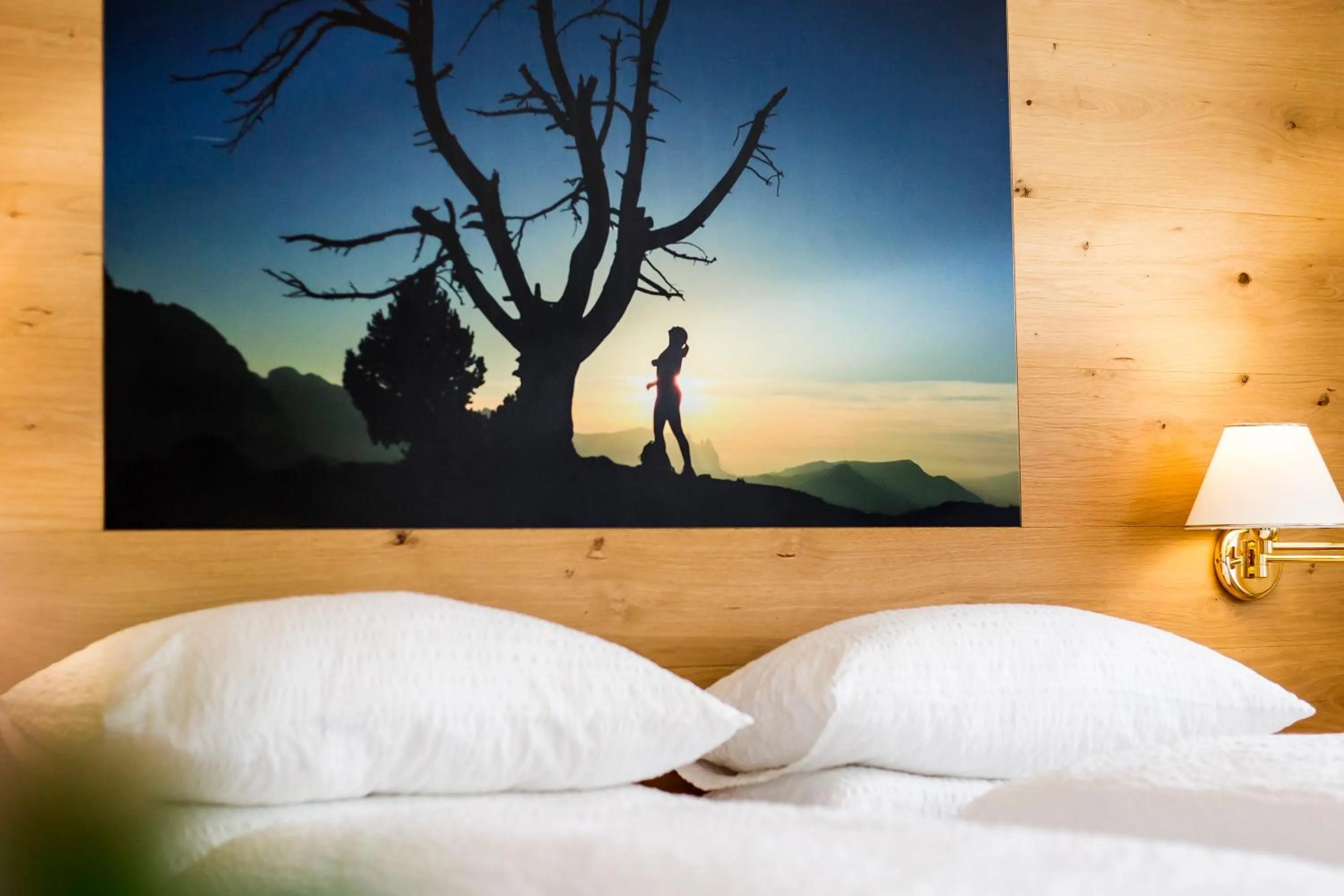 Bed in Hotel Garni Morene