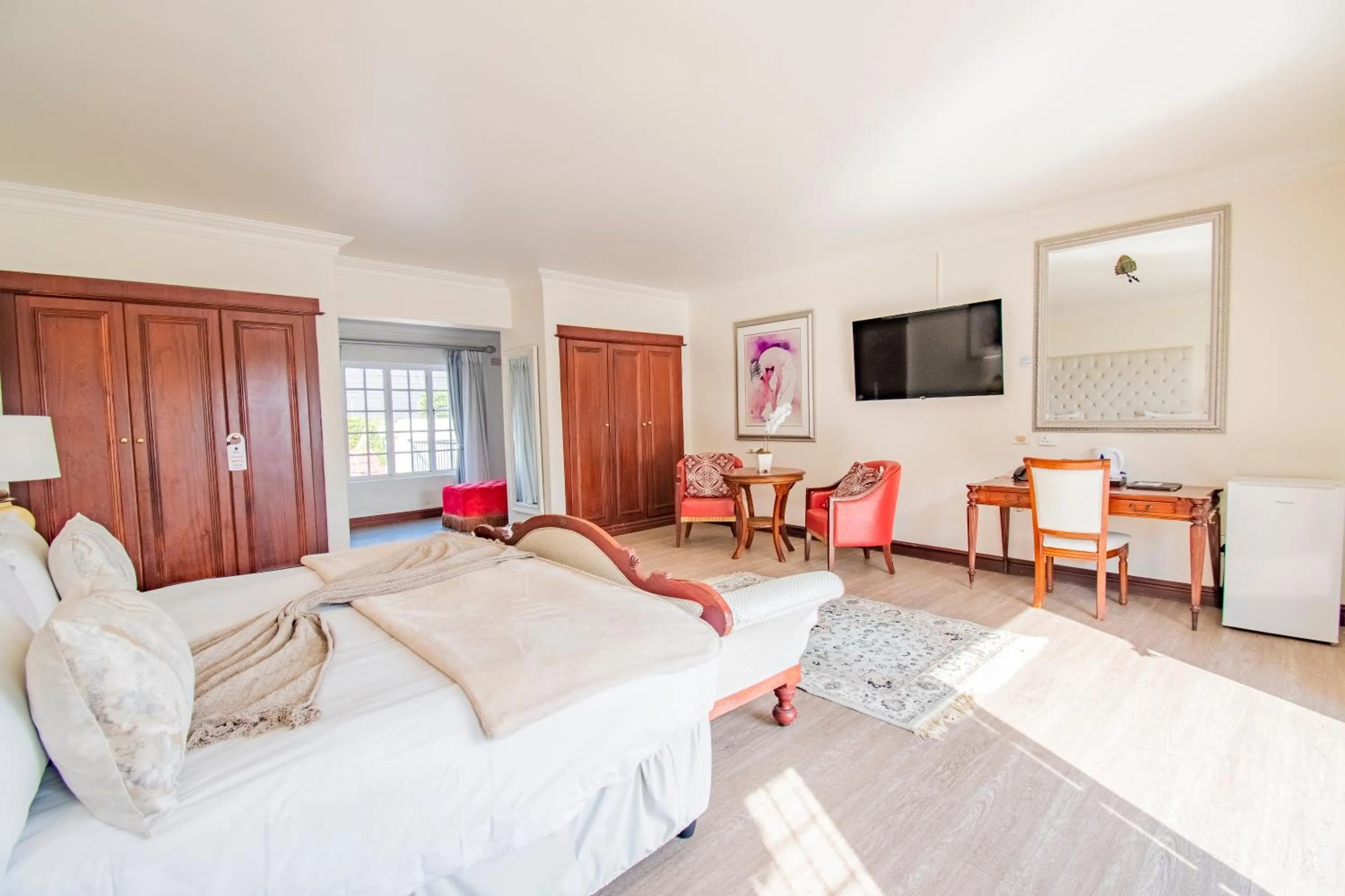 Bed in Emakhosini Boutique Hotel