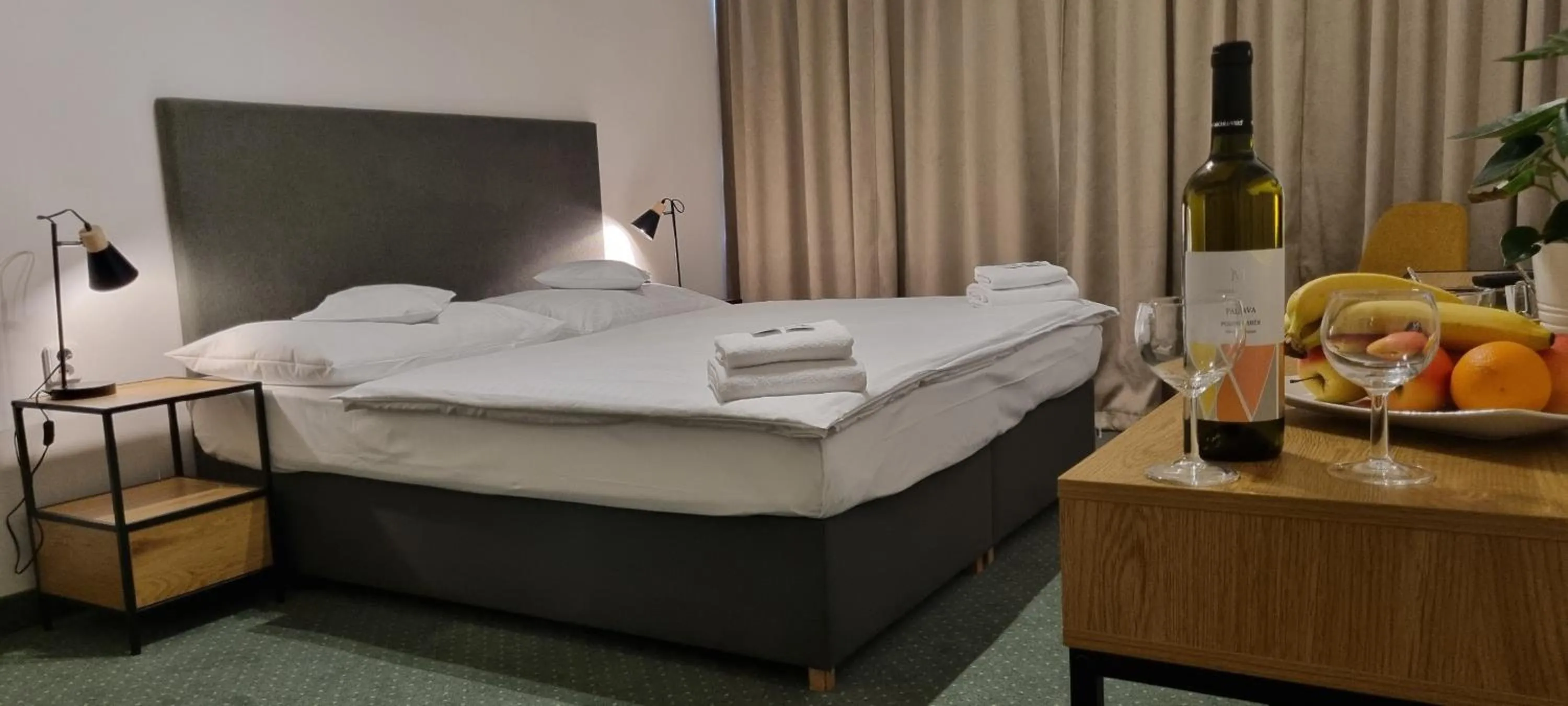 Bed in Hotel Legie