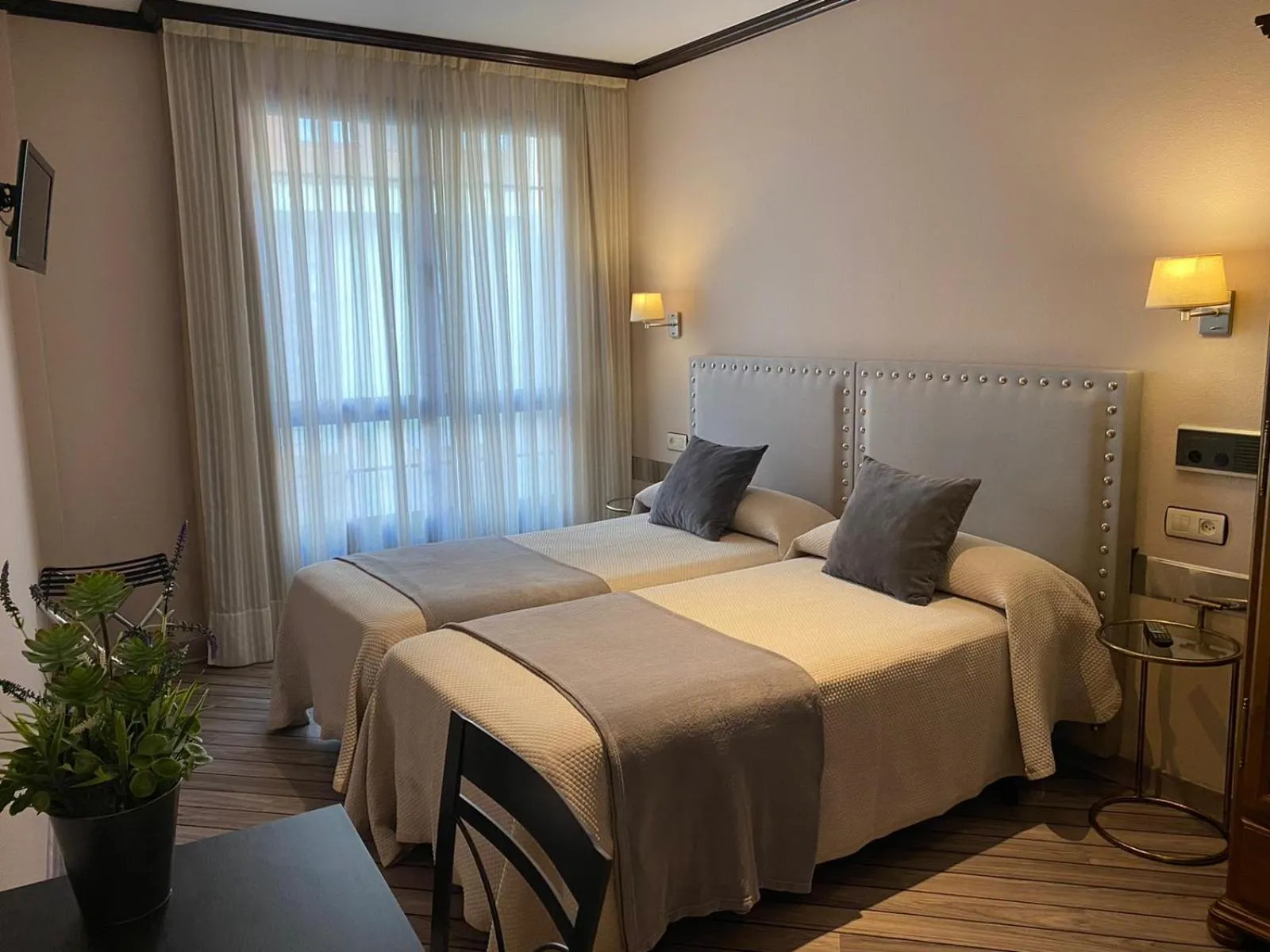 Bed in Hotel Los Molinos