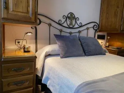 Bed in Hotel Los Molinos