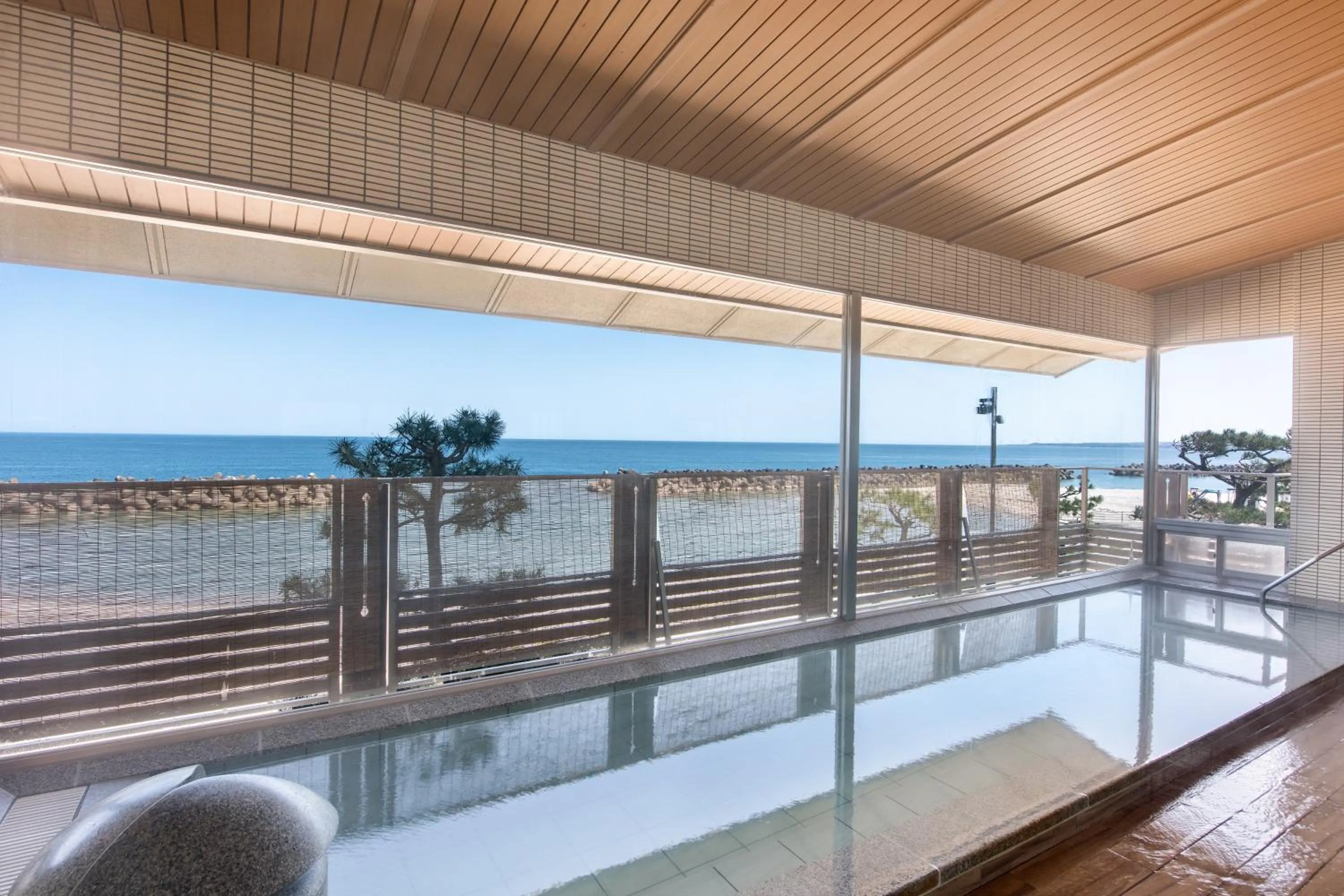 Hot Spring Bath in Kaike Seaside Hotel