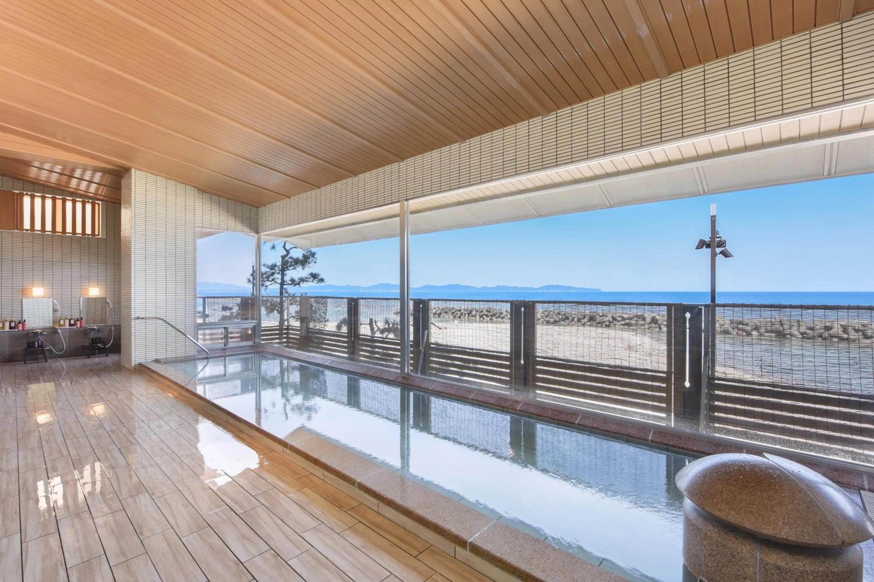 Hot Spring Bath in Kaike Seaside Hotel