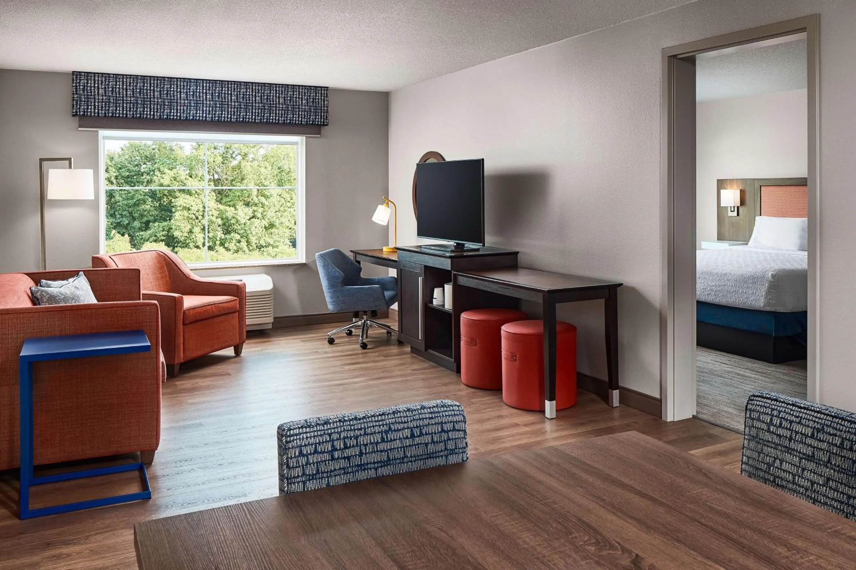 Bedroom, Bed in Hampton Inn & Suites Hershey Near the Park