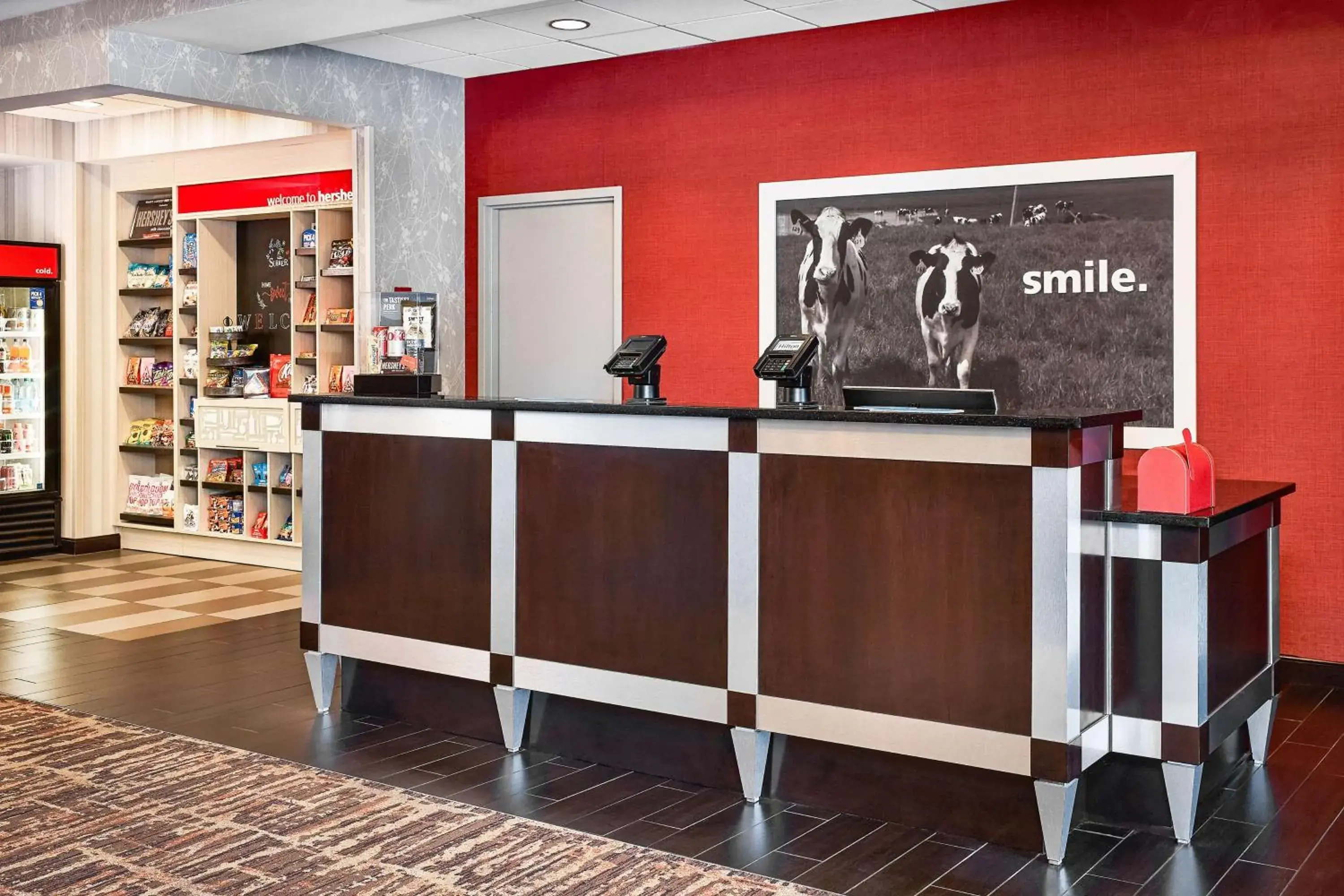 Lobby or reception in Hampton Inn & Suites Hershey Near the Park Lobby or reception in Hampton Inn & Suites Hershey Near the Park